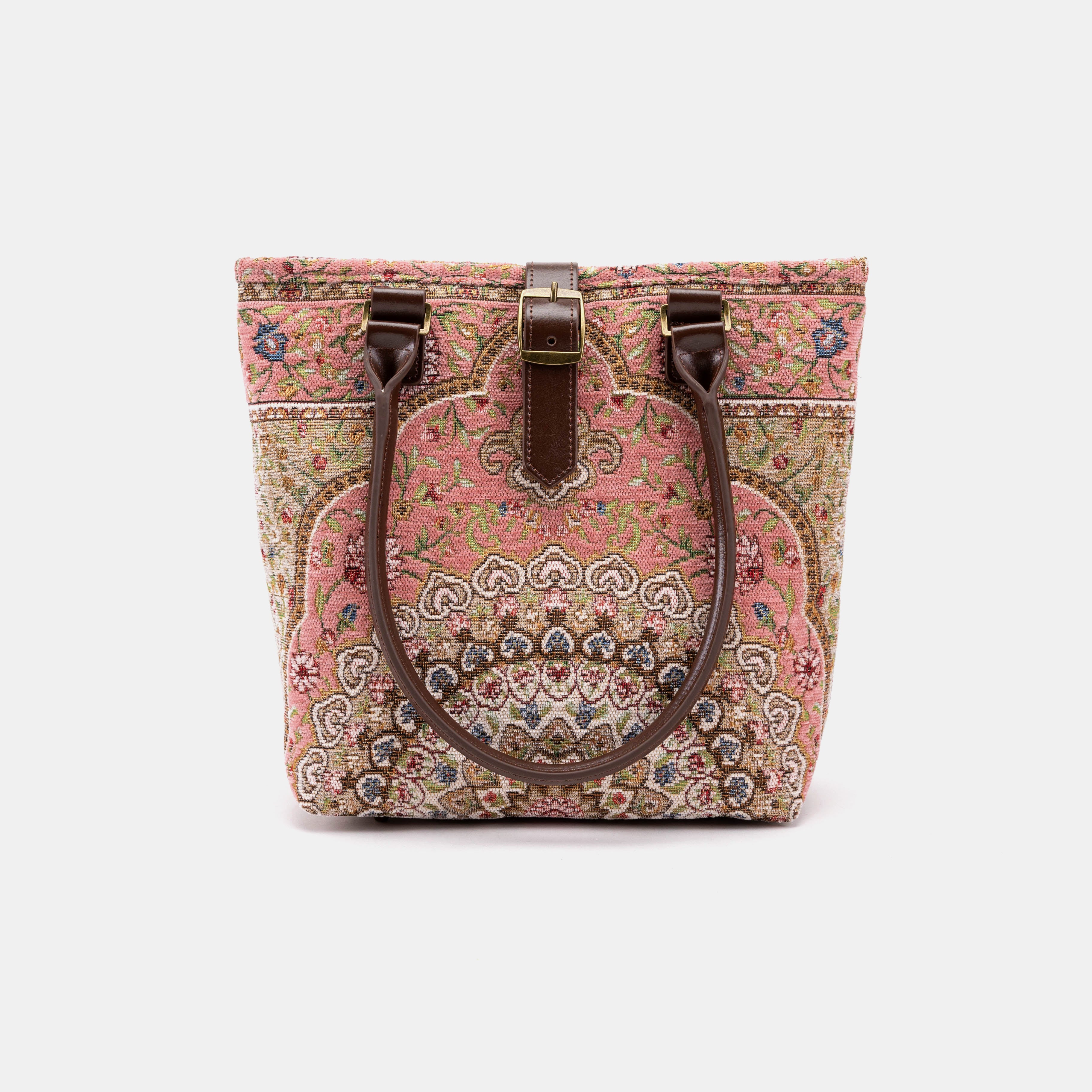 Oriental Pink Everyday Tote Bag of America with shoulder strap