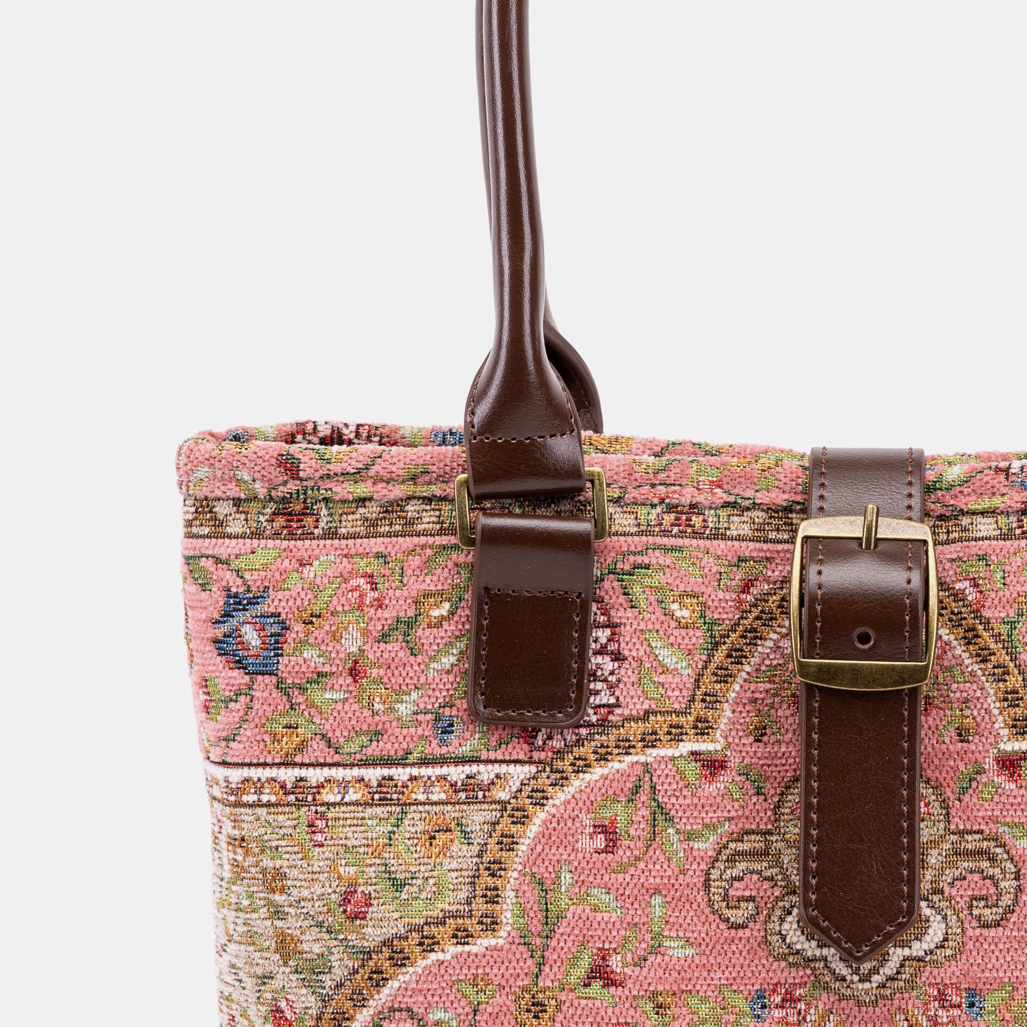 Oriental Pink Everyday Tote Bag of America detail