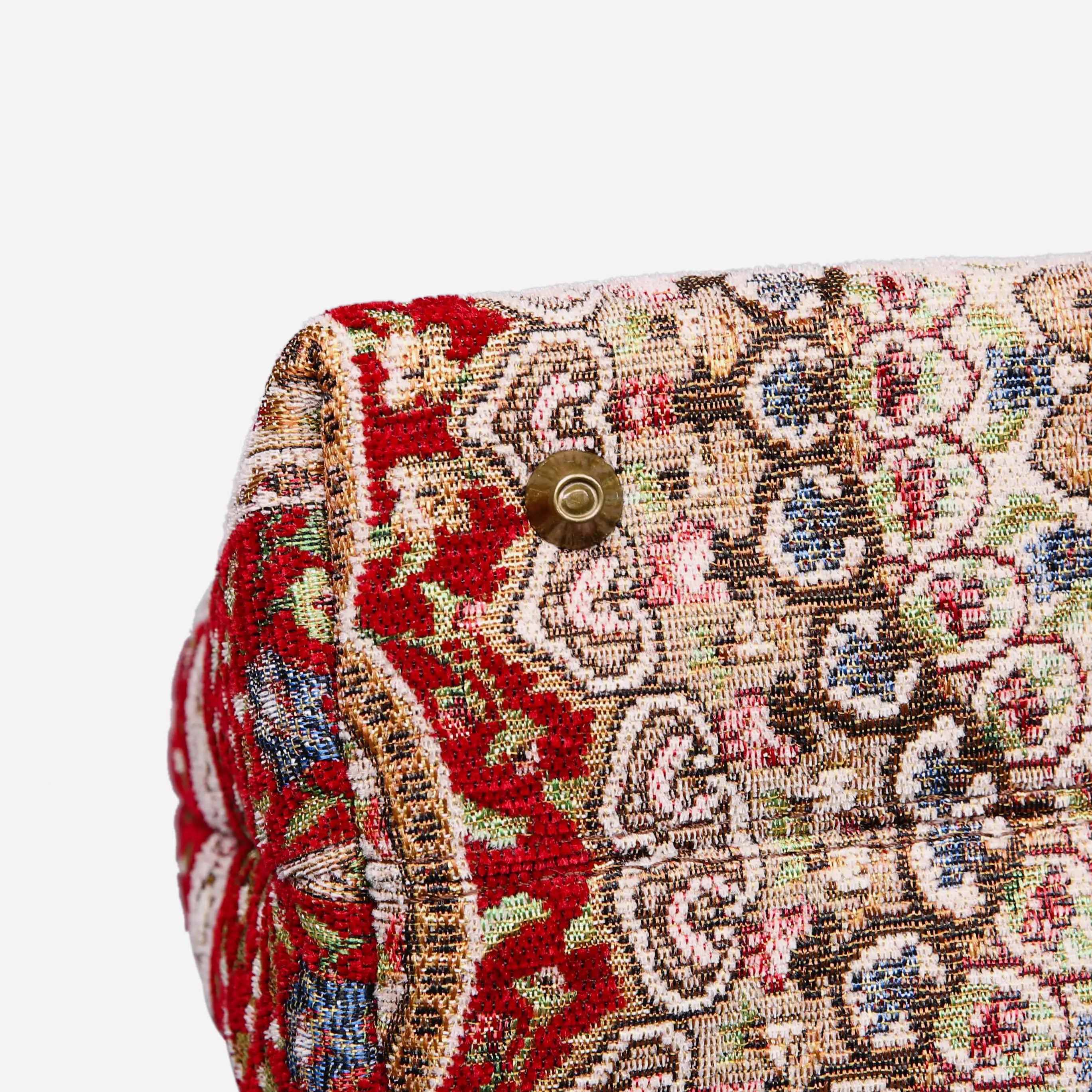 Oriental Wine Carpet Handbag Purse carpet bag MCW Handmade bottom