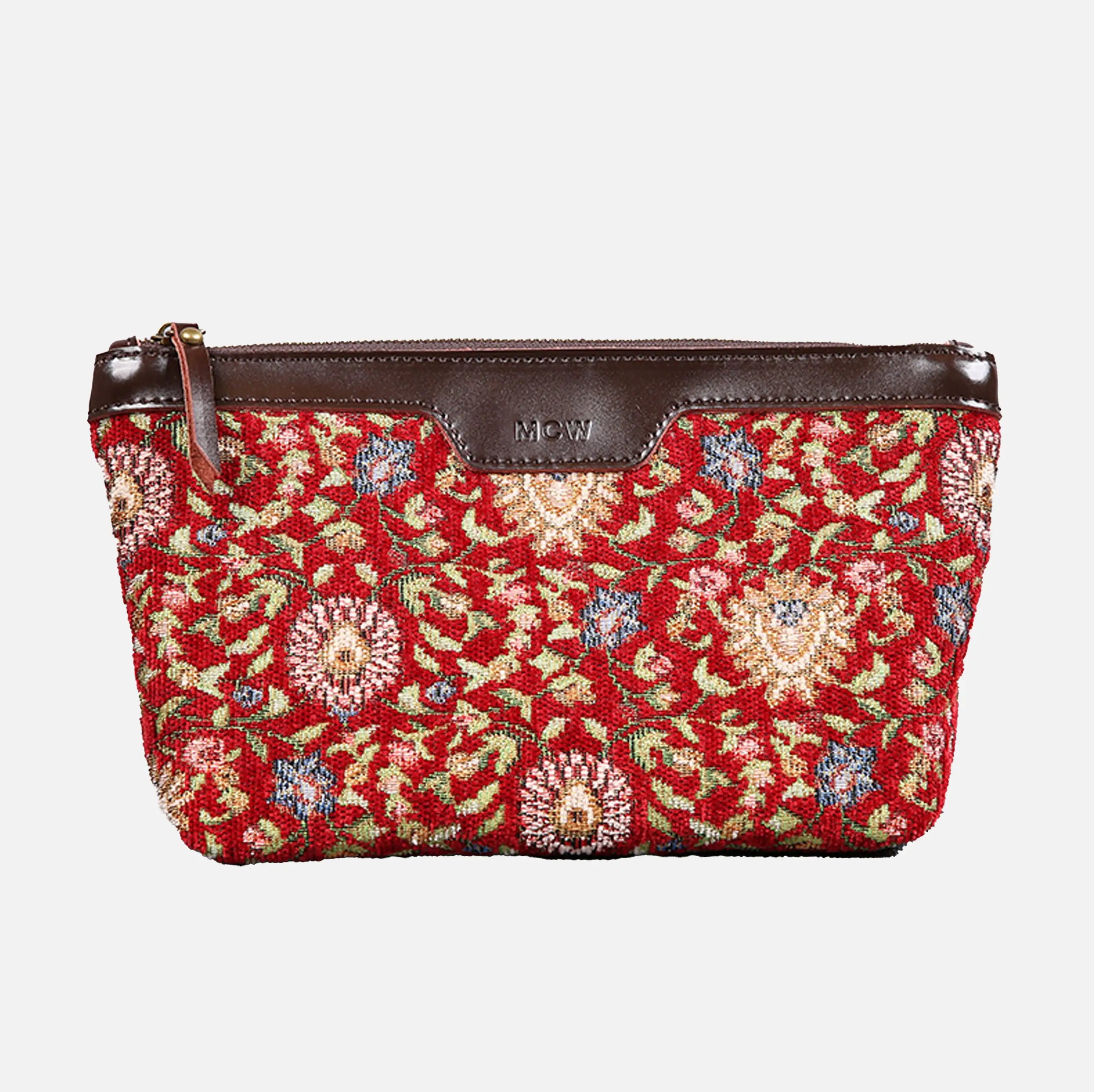 Oriental Wine Carpet Makeup Bag carpet bag MCW Handmade of America main
