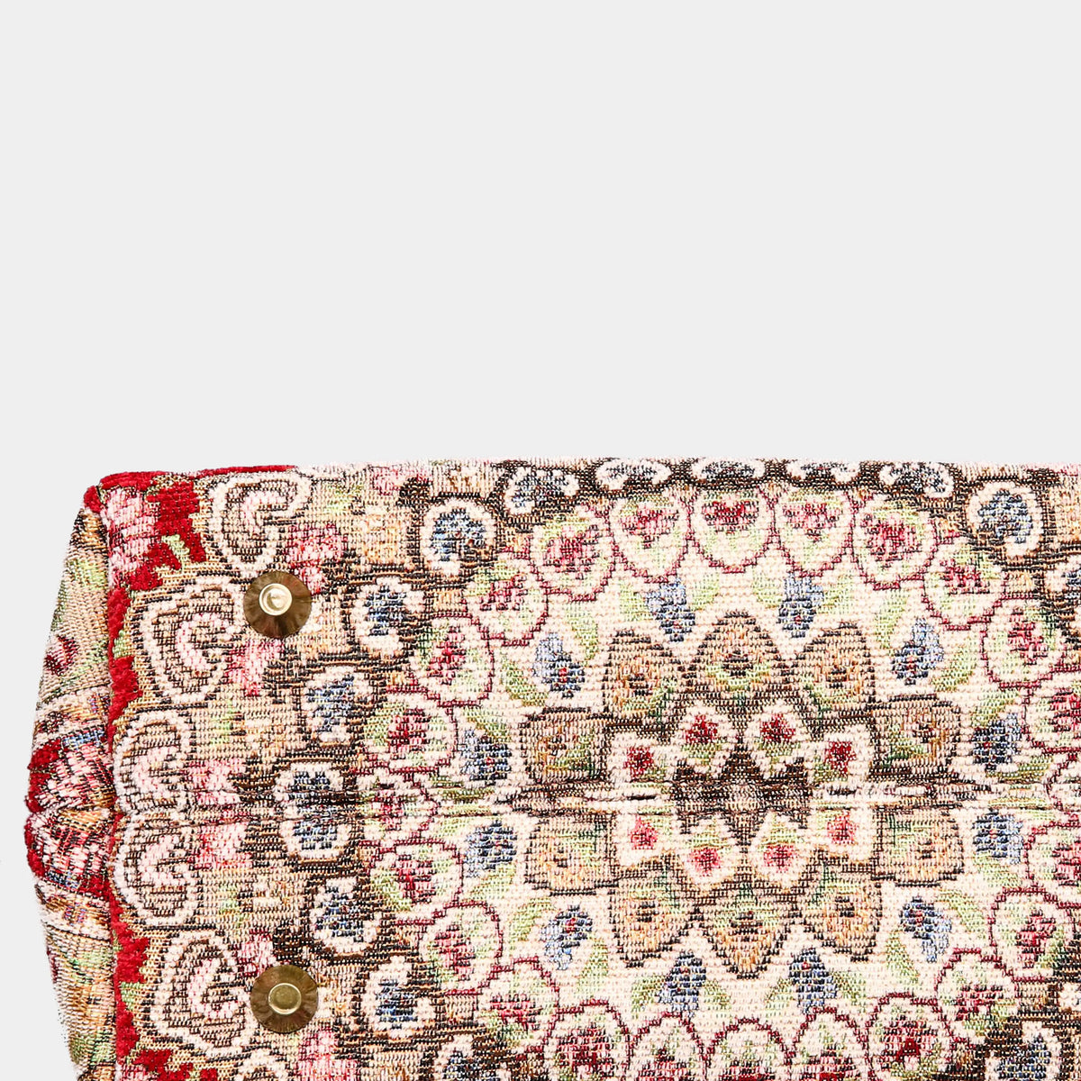 Oriental Red Carpet Satchel Carpetbag of America bottom