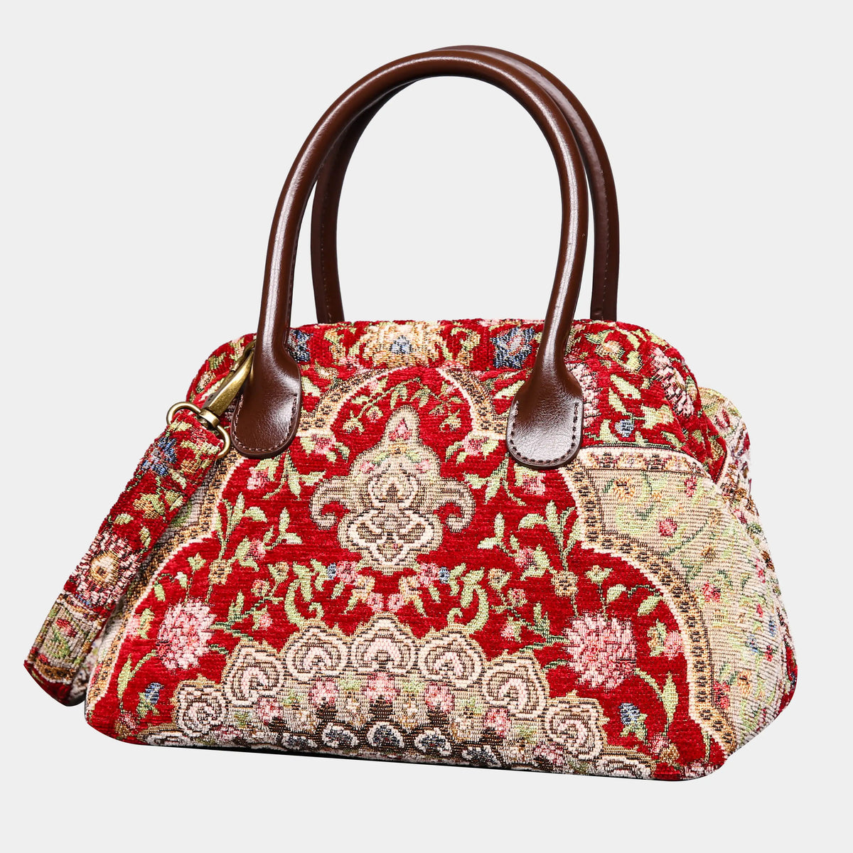 Oriental Red Carpet Satchel Carpetbag of America front