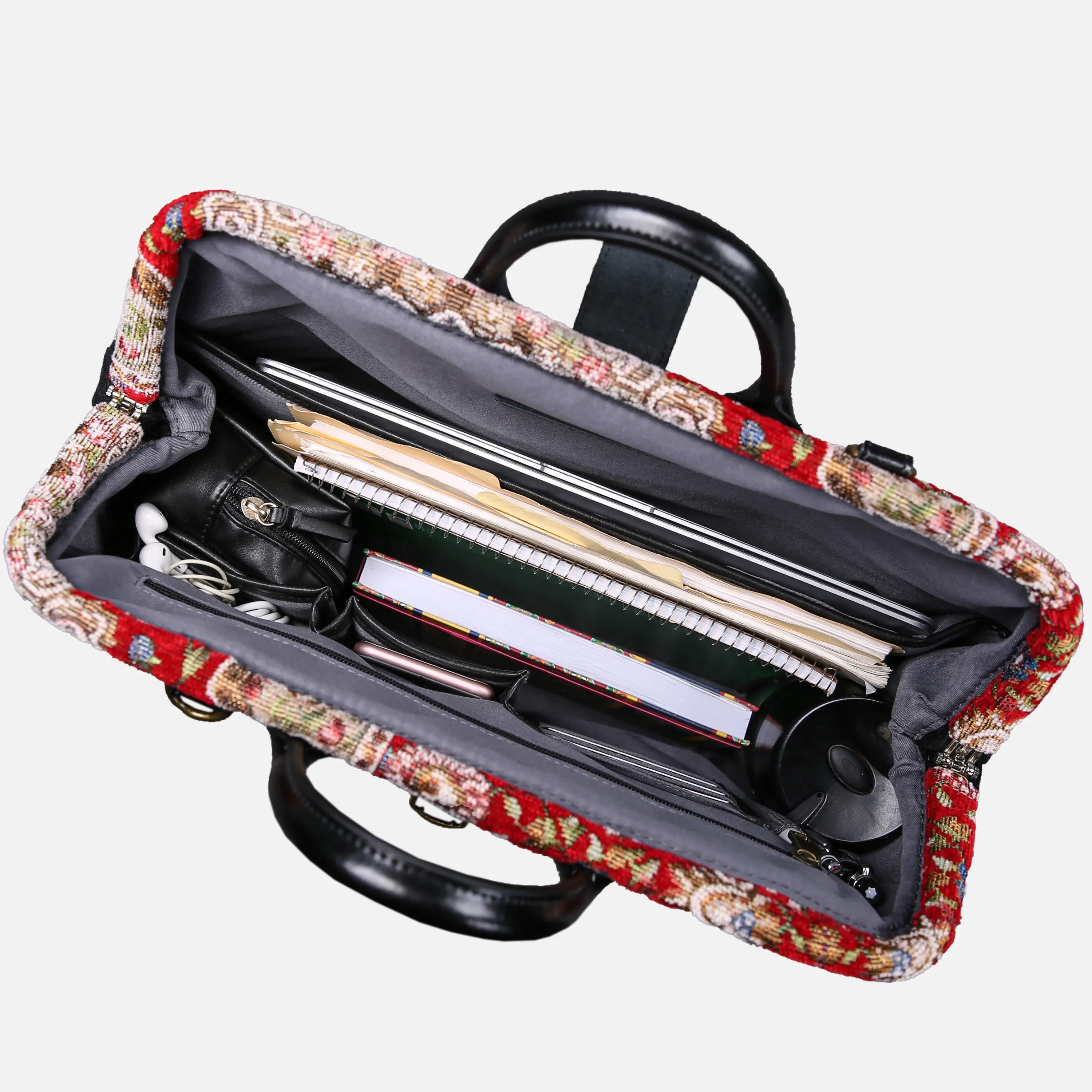Oriental Red carpet bag of America in use