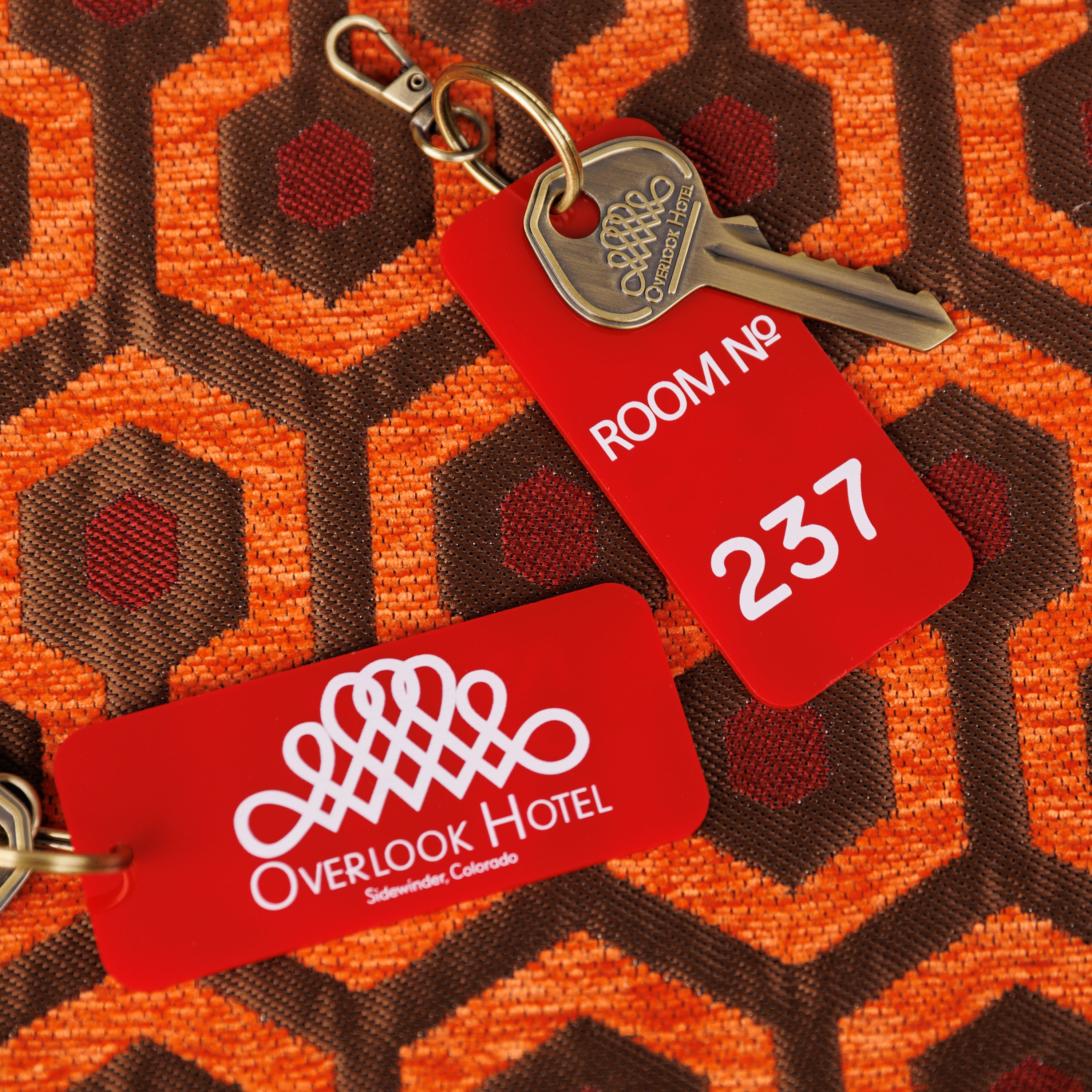 Overlook Hotel “The Shining” Room 237 Key Tag & Luggage Charm Large of America main