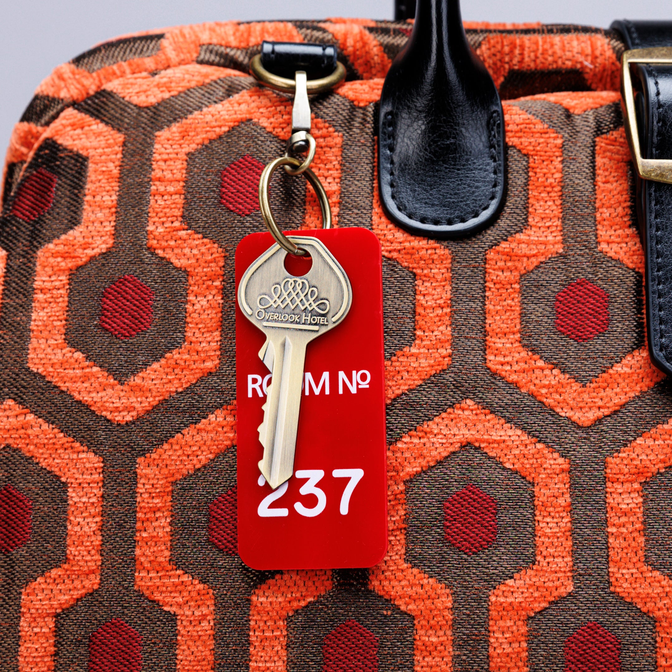 Overlook Hotel “The Shining” Room 237 Key Tag & Luggage Charm Large of America with bag