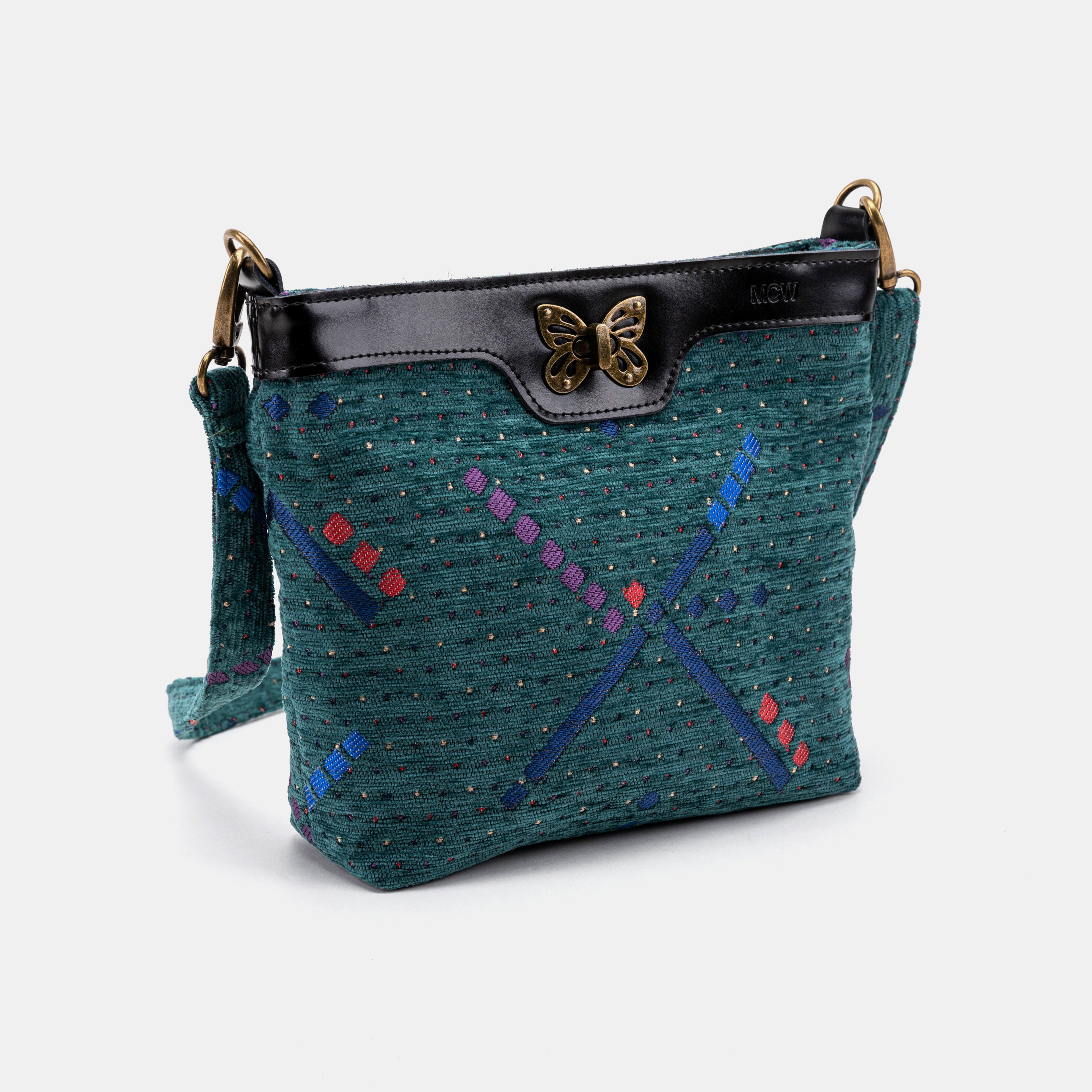 PDX Portland Airport Butterfly Crossbody Bag of America front