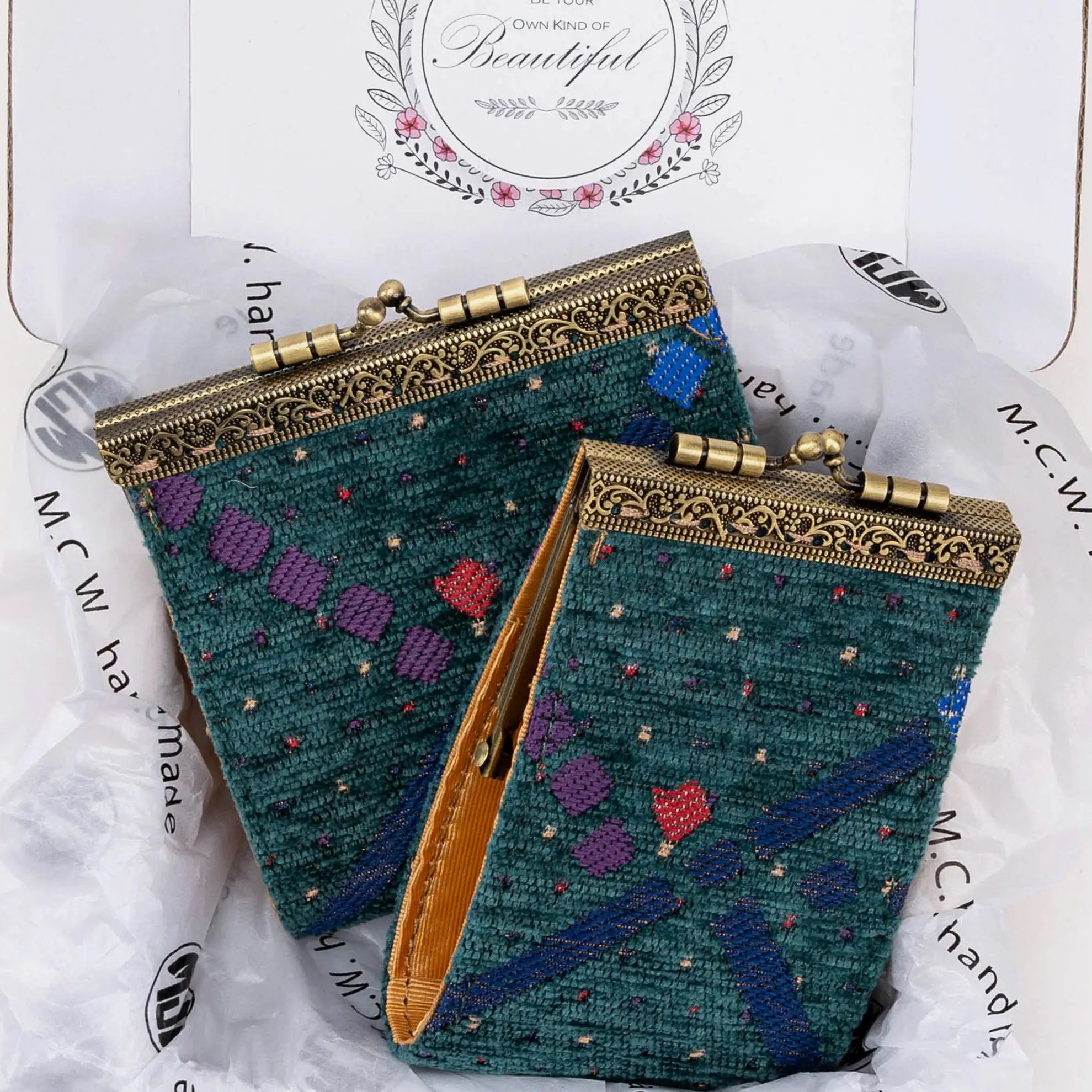 PDX Portland Airport Card Wallet Carpetbag of America PACKAGE