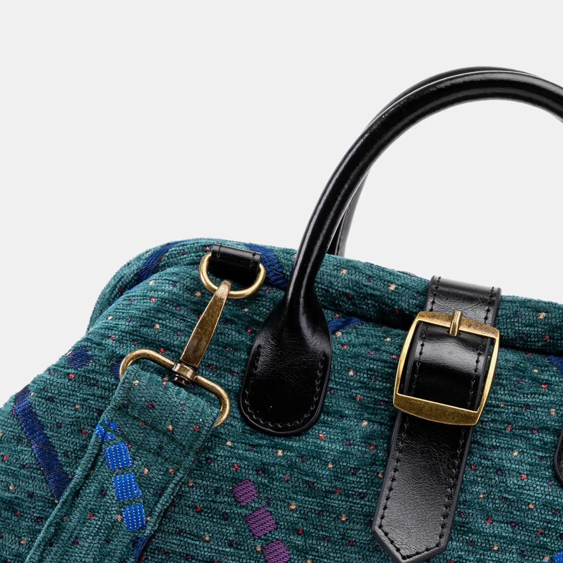 PDX Portland Airport Carpet Laptop Backpack Carpetbag of America detail