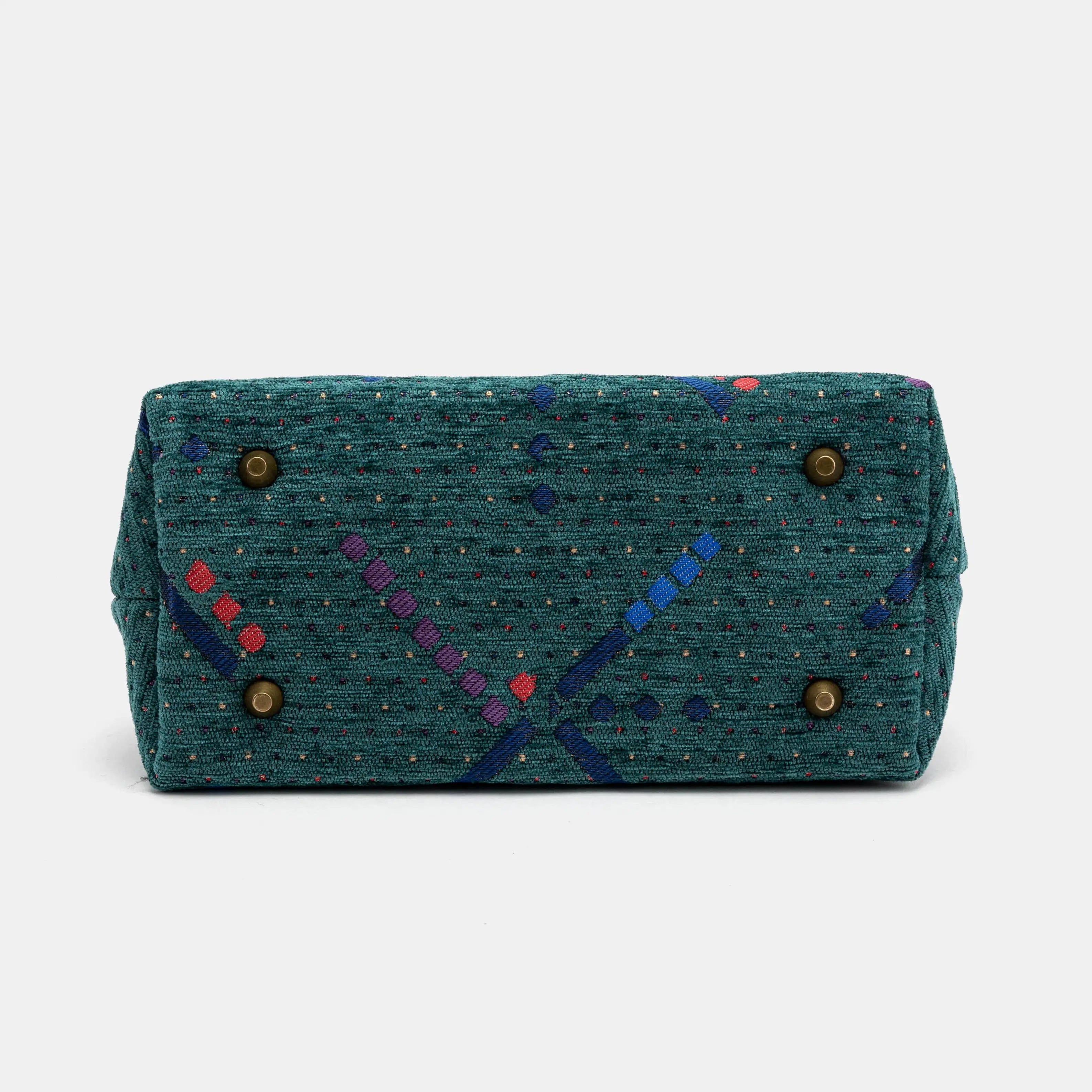 PDX Portland Airport Carpet Satchel bottom