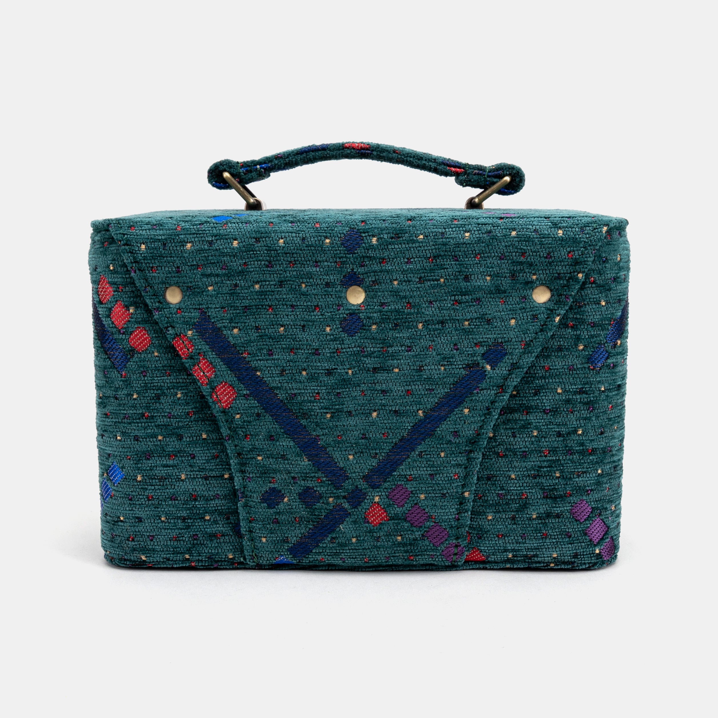 PDX Portland Airport Clara Medium Train Case Purse of America back