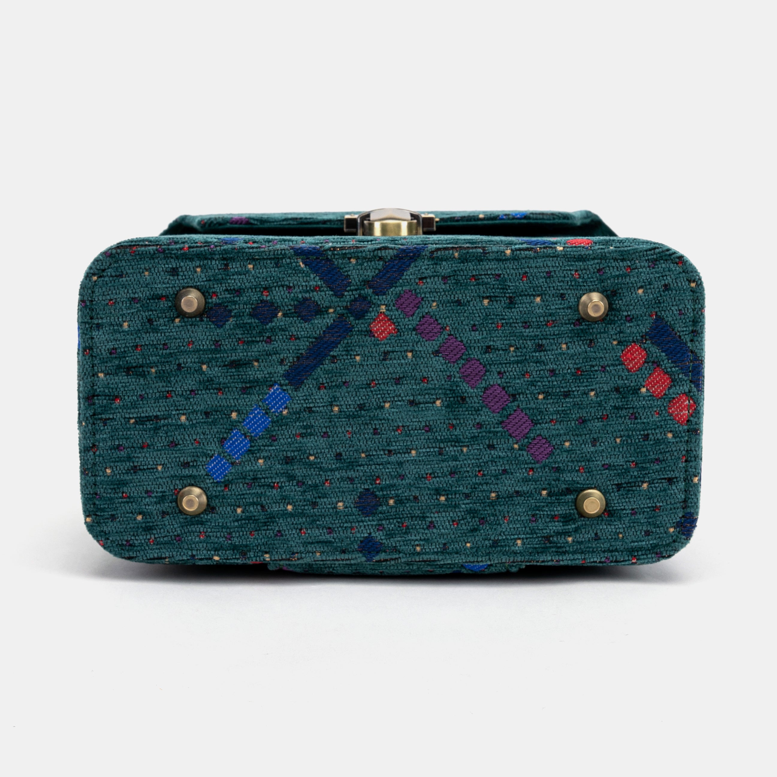 PDX Portland Airport Clara Medium Train Case Purse of America bottom