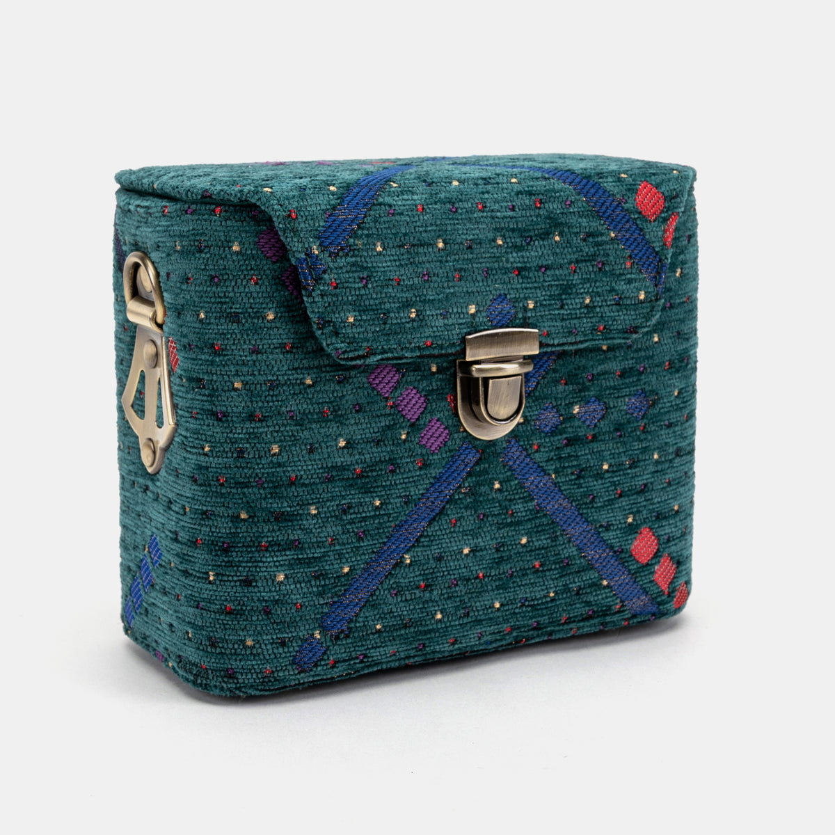 PDX Portland Airport Emma Small Train Case Crossbody inside