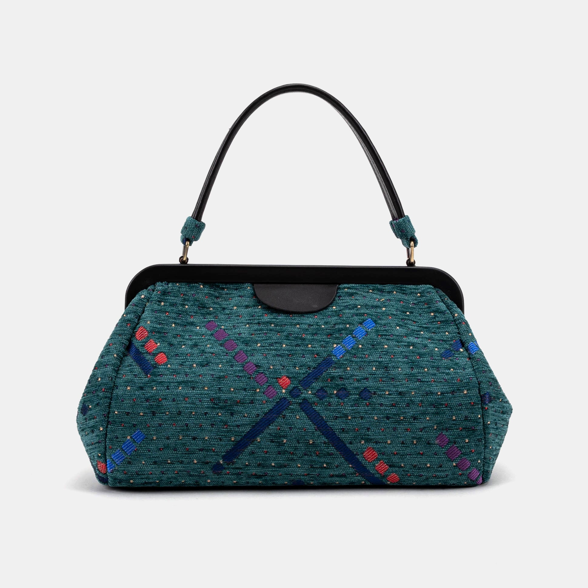 PDX Portland Airport Top Handle Purse Carpetbag of America main