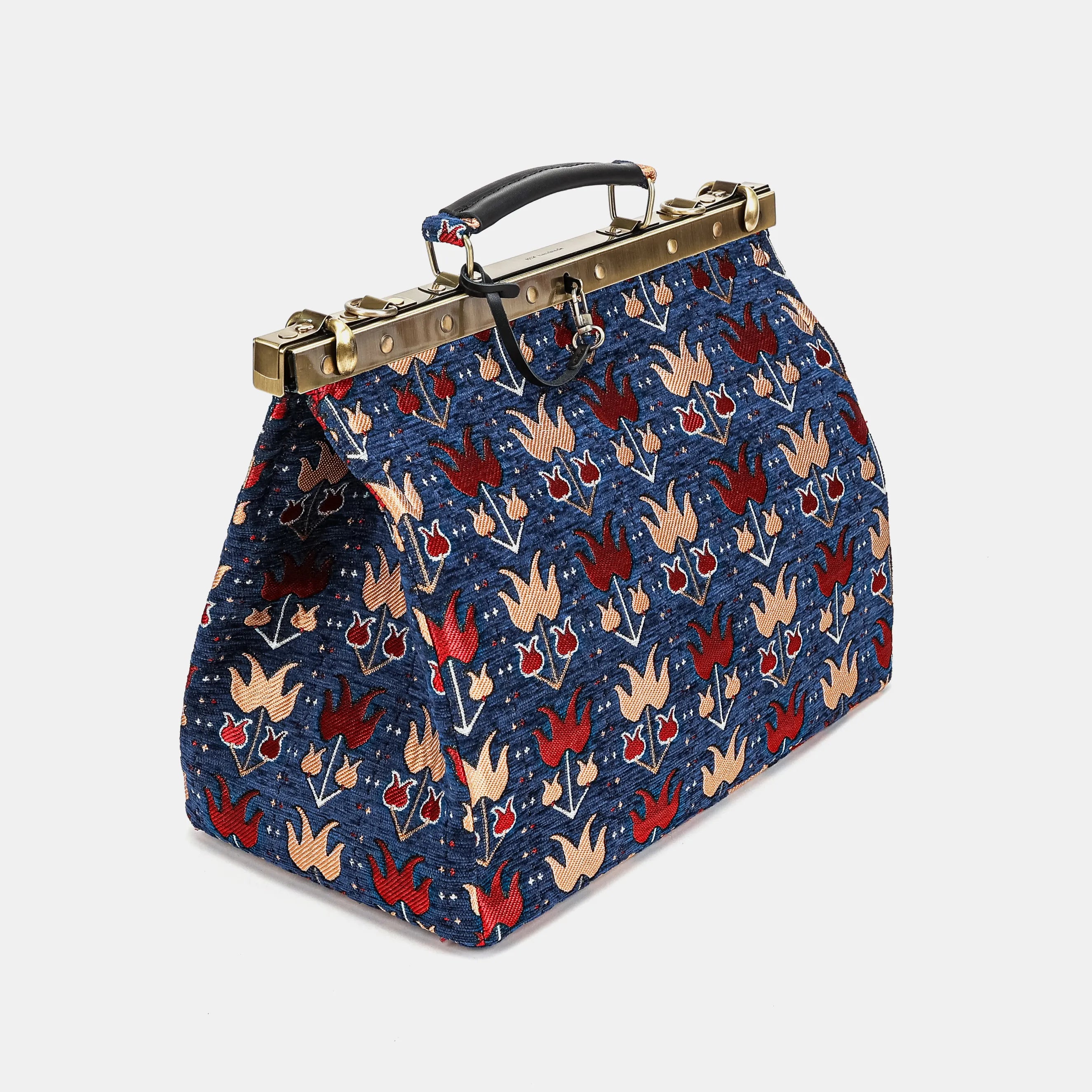 Poppy Bloom Celine Carpet Gladstone Bag of America side