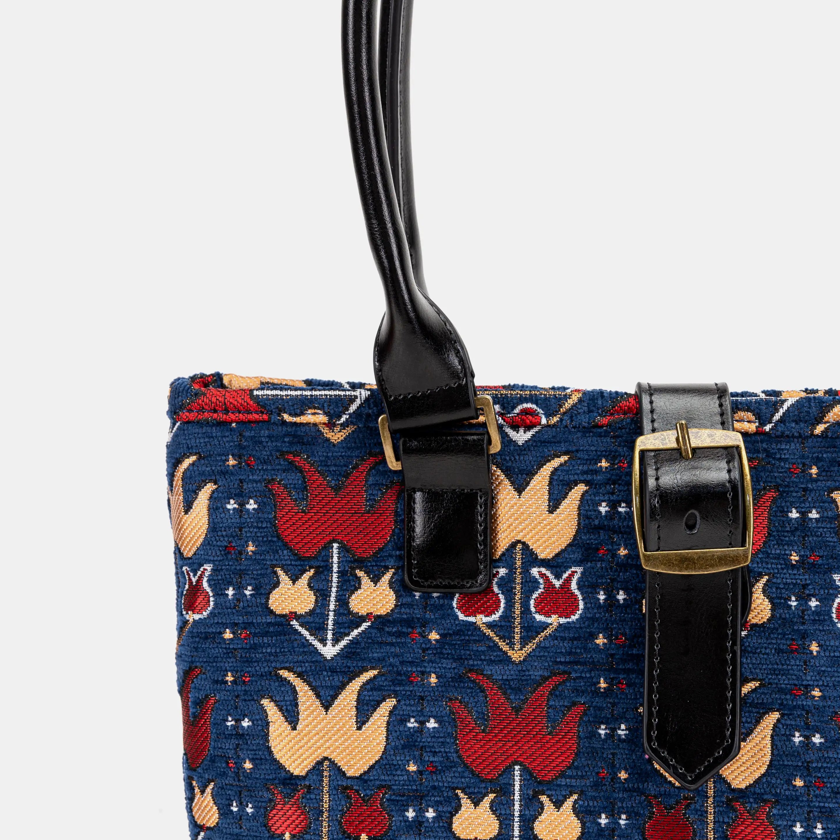 Poppy Bloom Everyday Tote Bag of America detail