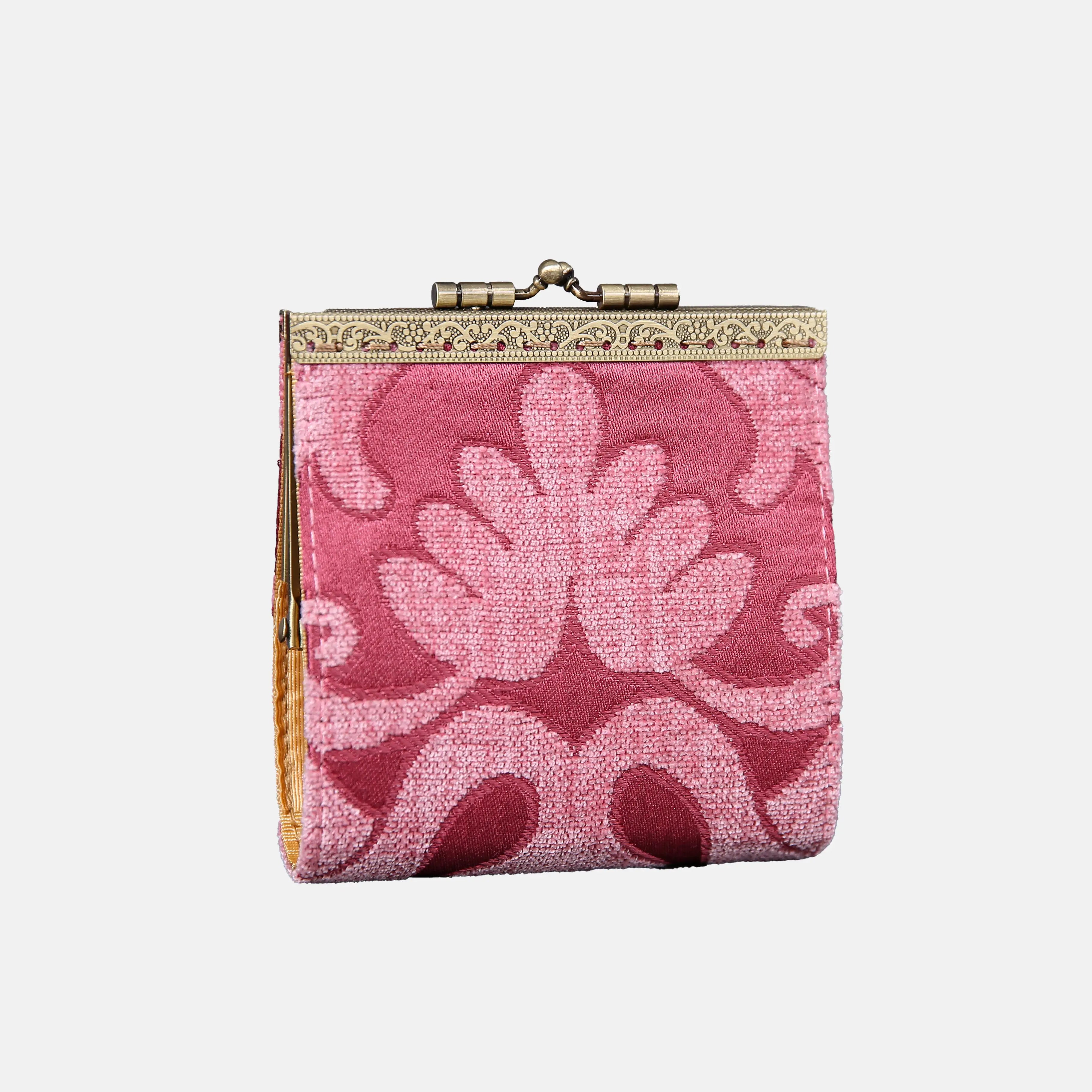 Queen Rose Pink Card Wallet of America 17 slots main
