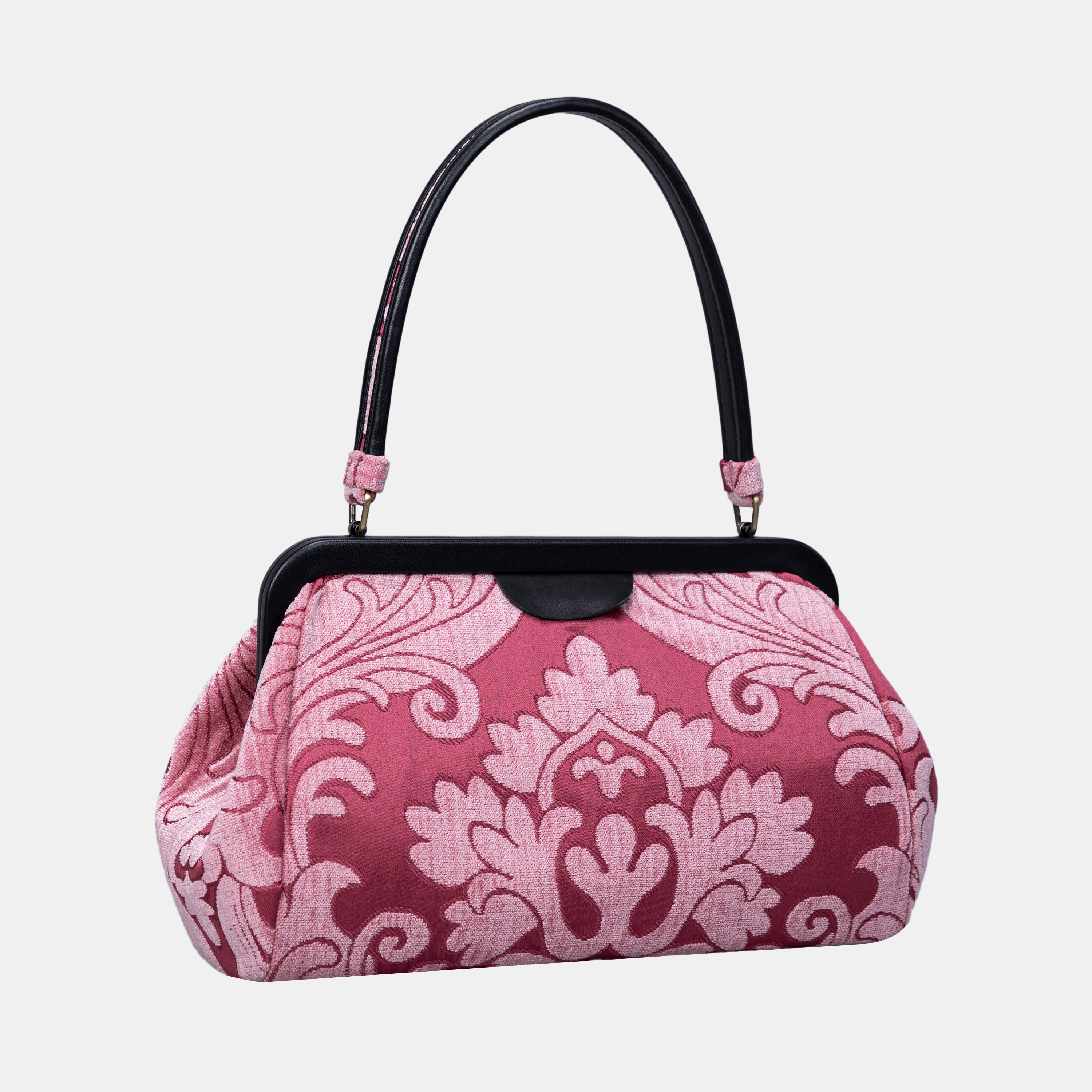 Queen Rose Pink Shoulder Bag front side