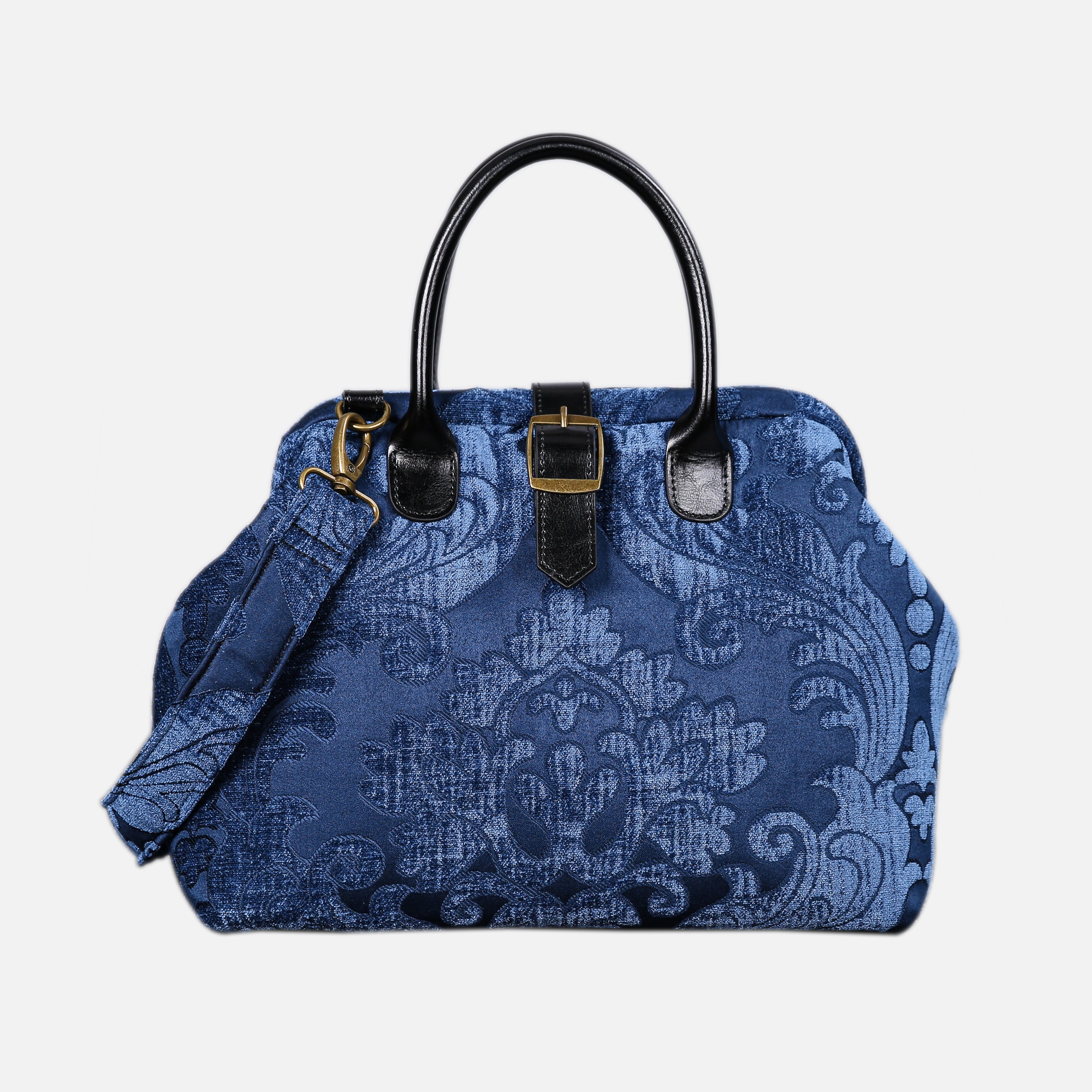 Queen Royal Blue Carpet Handbag Purse carpet bag MCW Handmade of America main