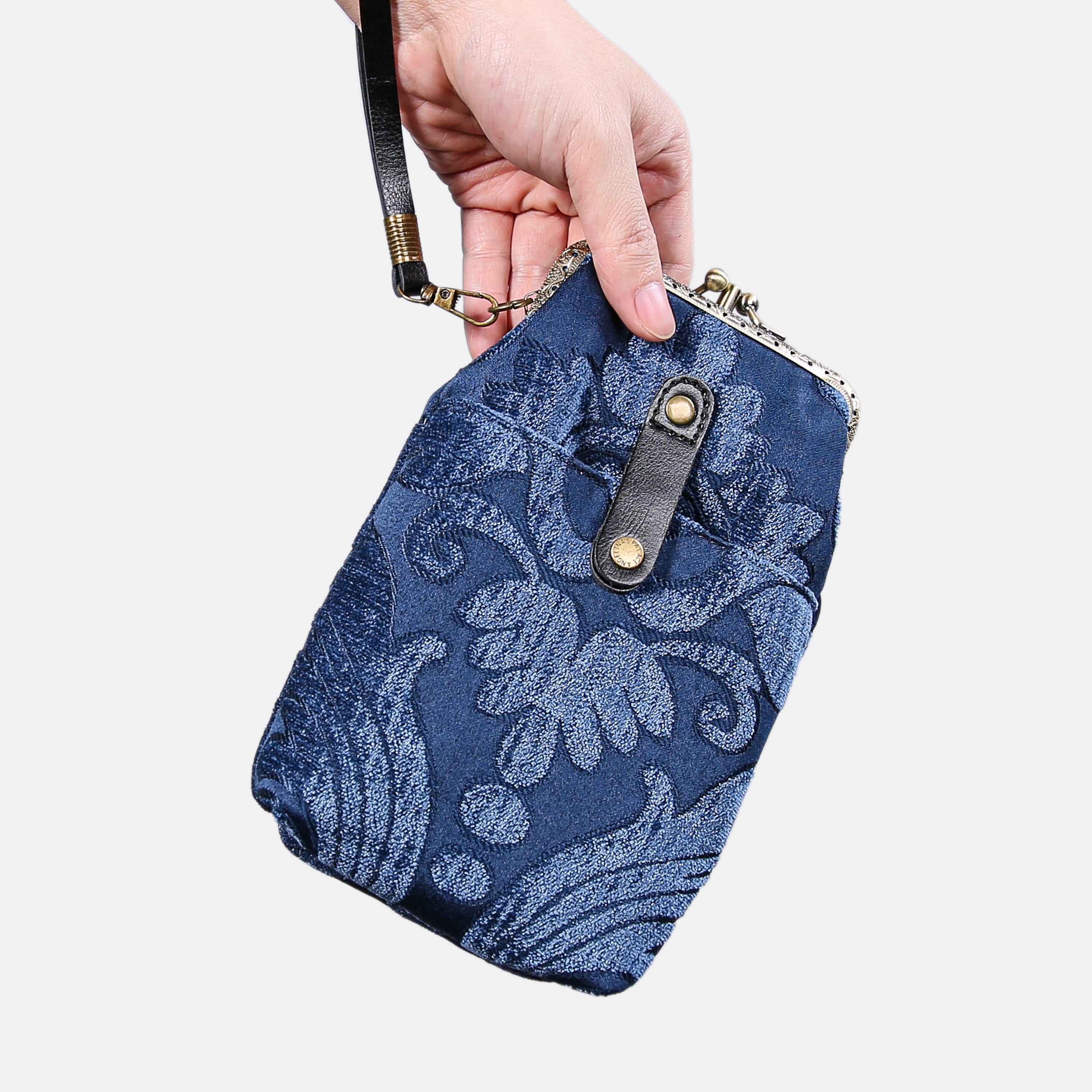 Queen Royal Blue Carpet Phone Case Carpetbag of America main