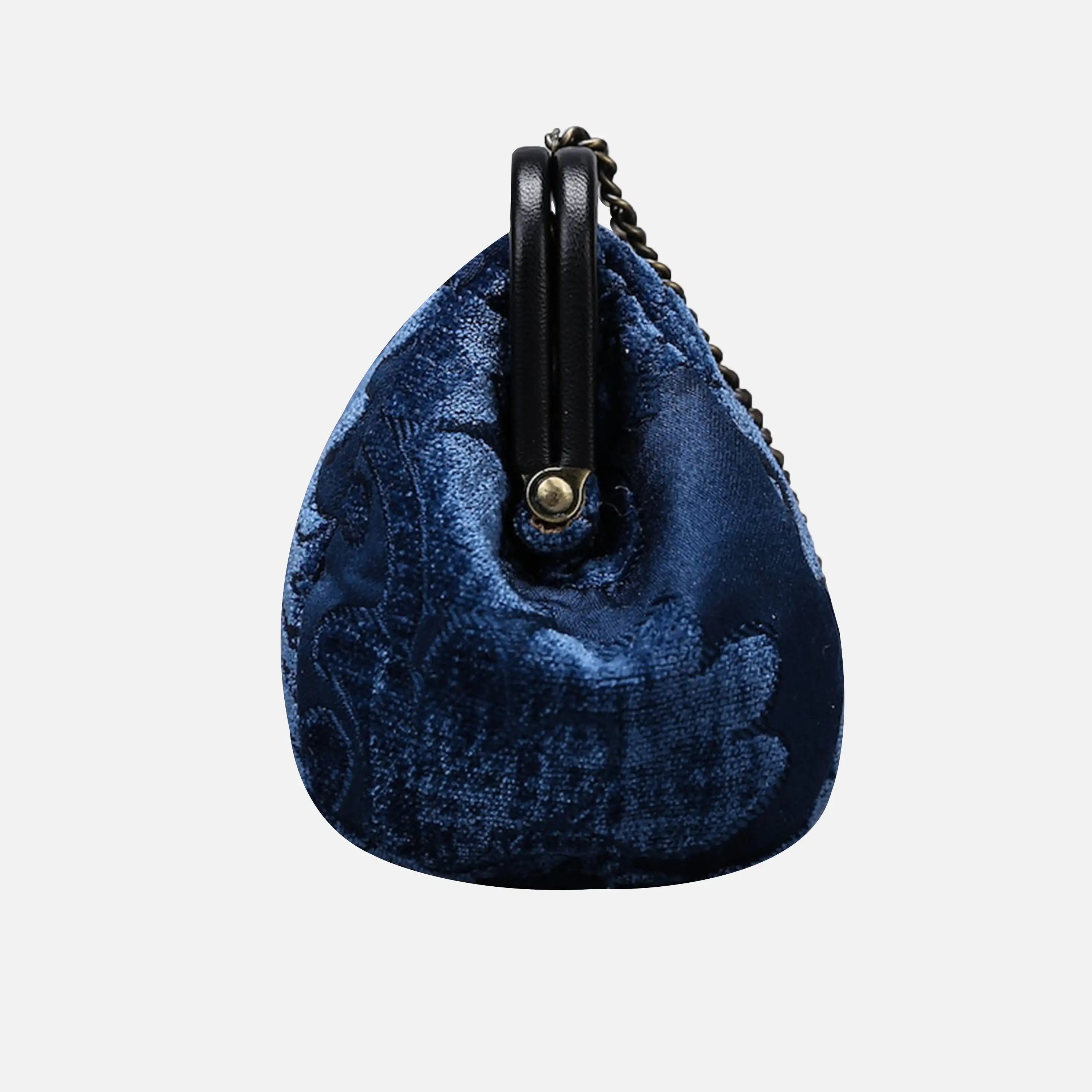 Queen Royal Blue carpet bag of America side