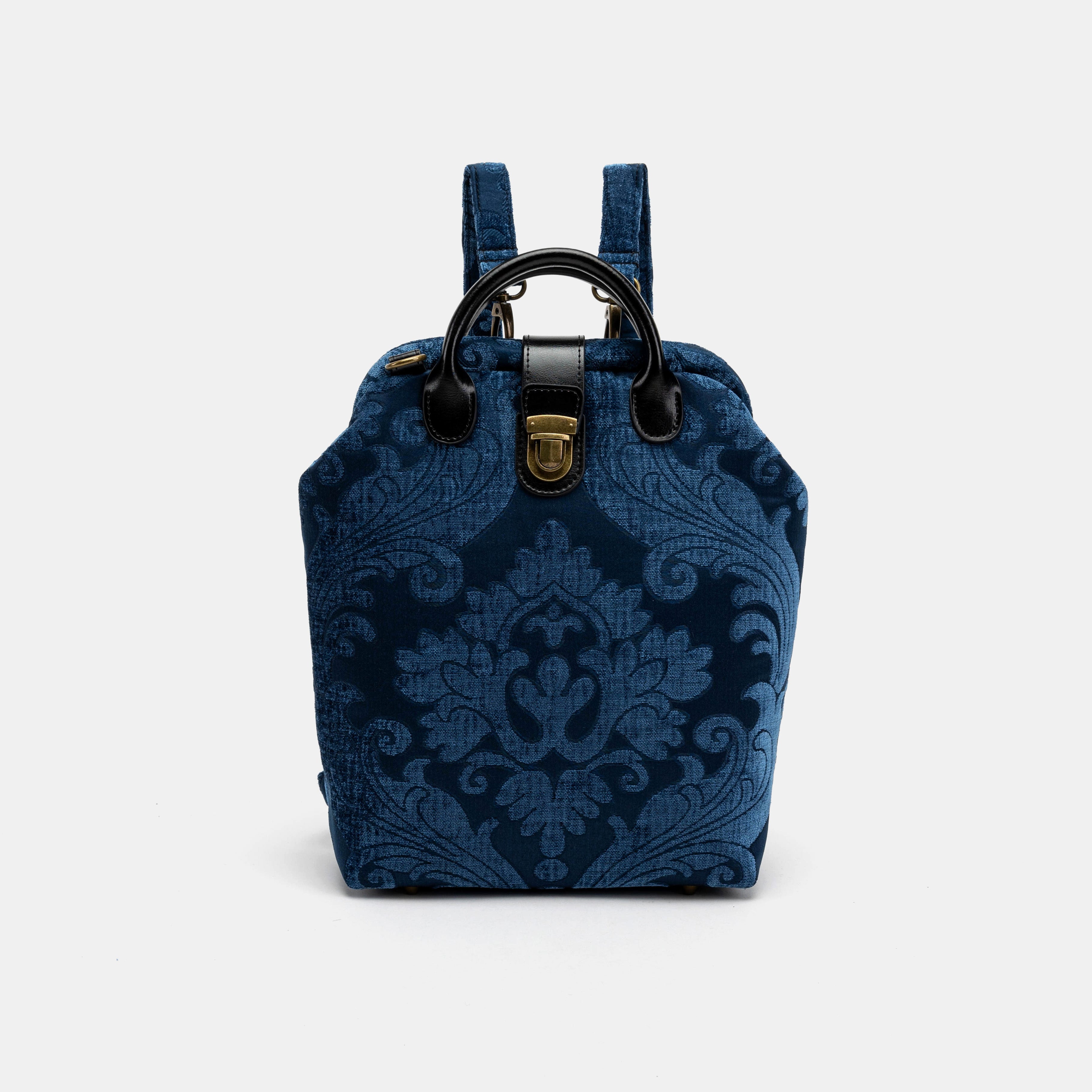 Queen Royal Blue Carpet Everyday Backpack Carpetbag of America front