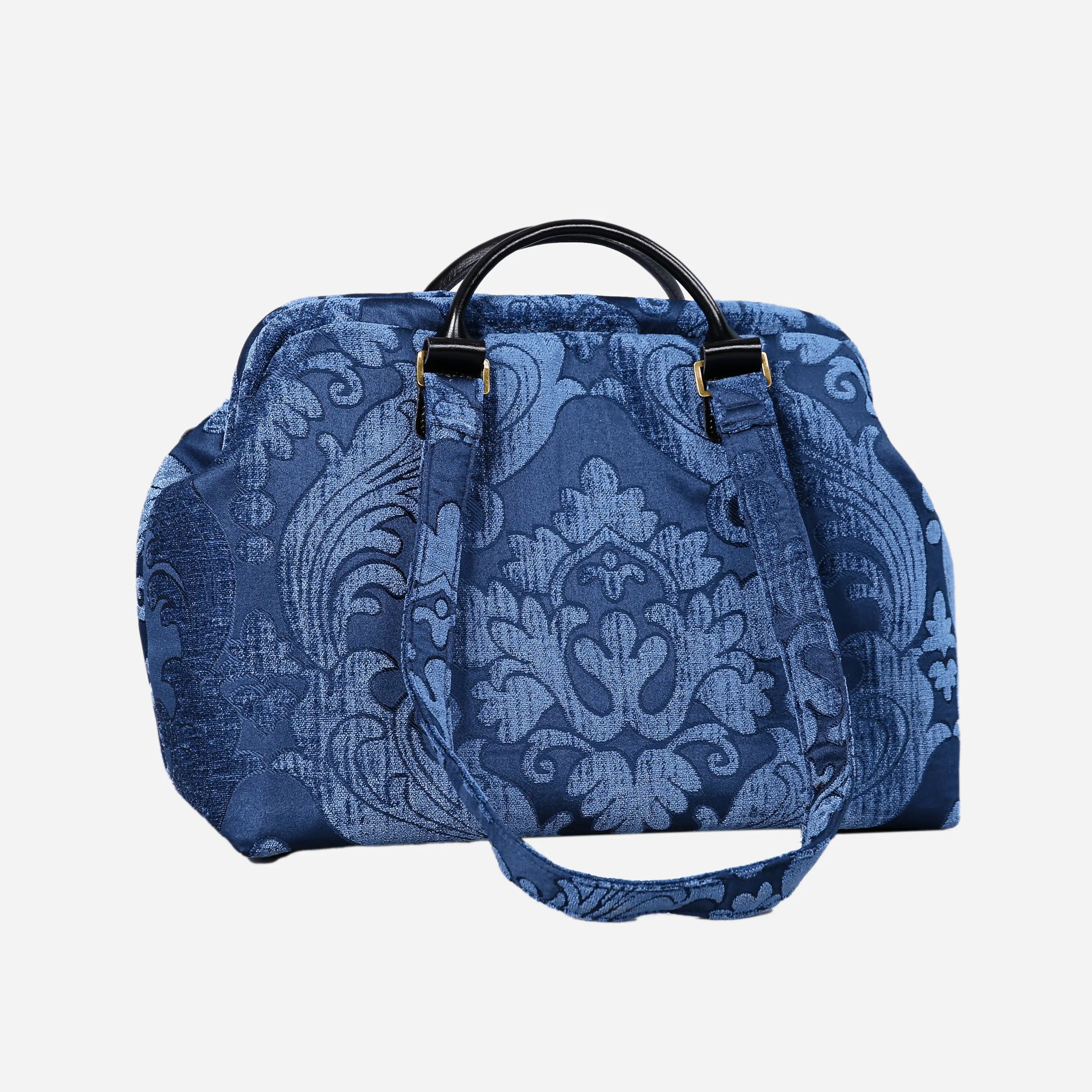 Queen Royal Blue Knitting Project Bag of America-Front side