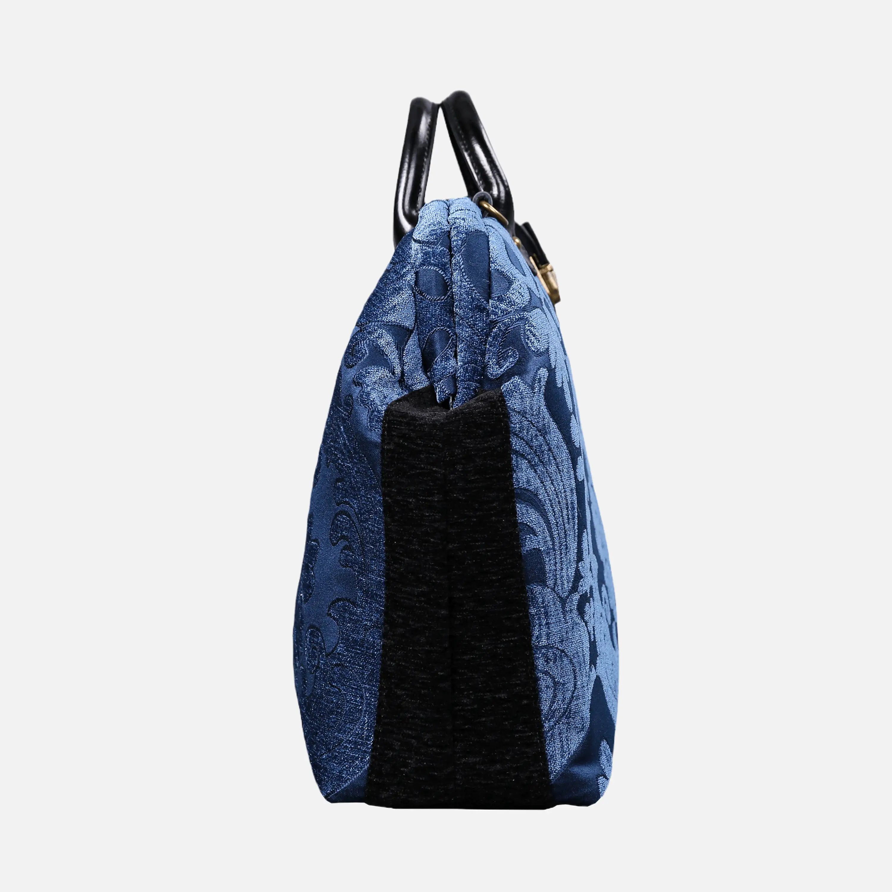 Queen Royal Blue carpet bag of America side
