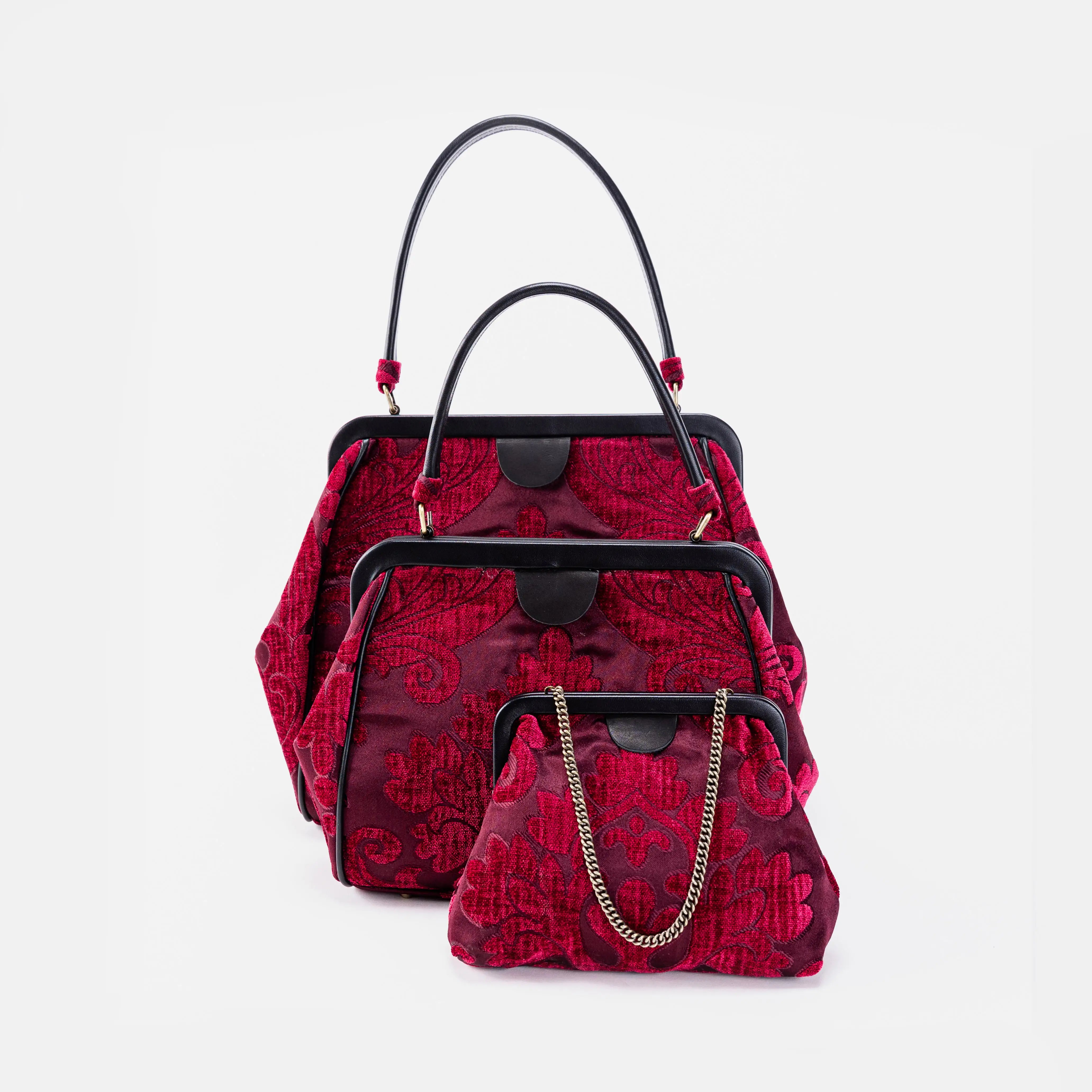 Queen Wine Alma Shoulder Bag Carpet Bag of America