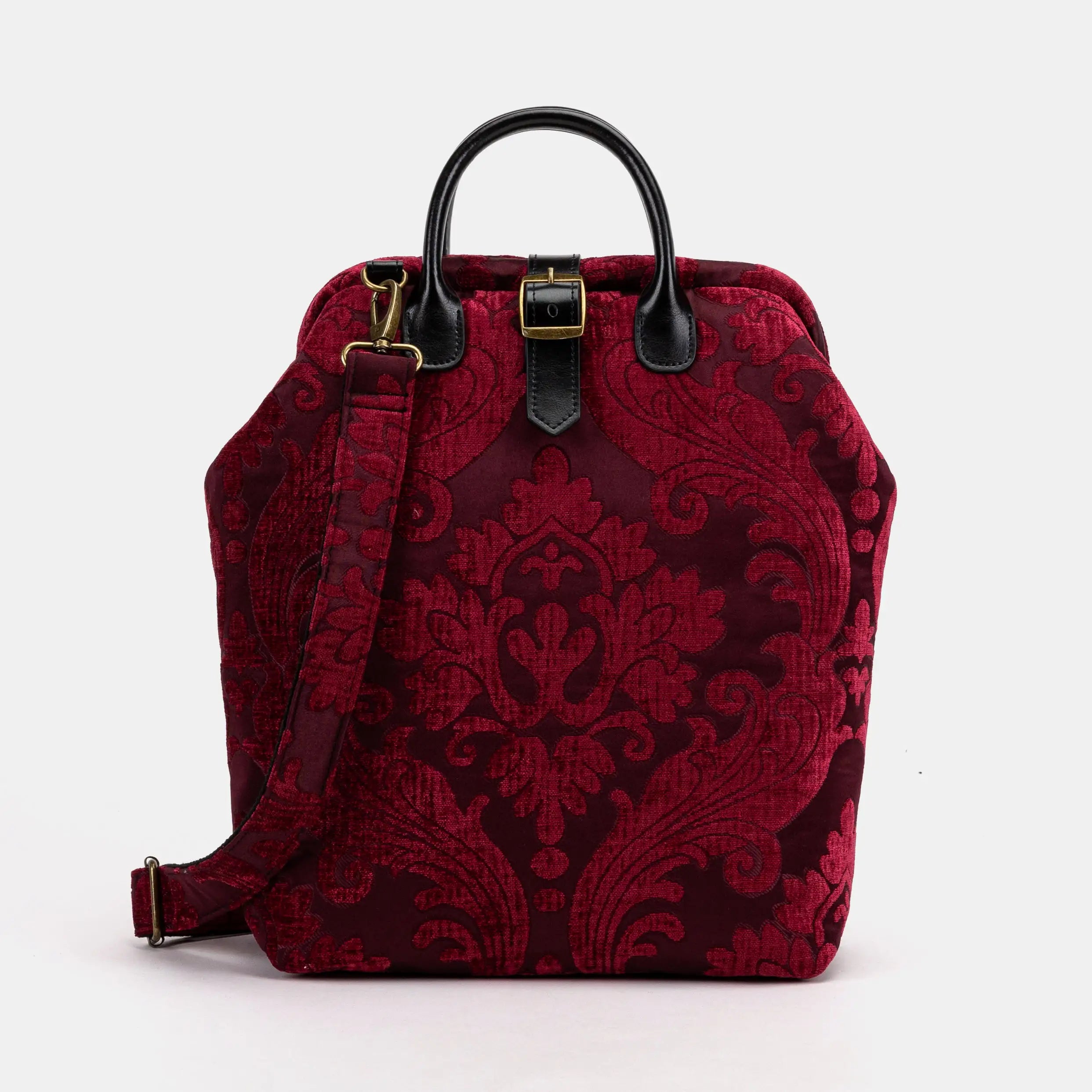 Queen Wine Carpet Laptop Backpack Carpetbag of America handle