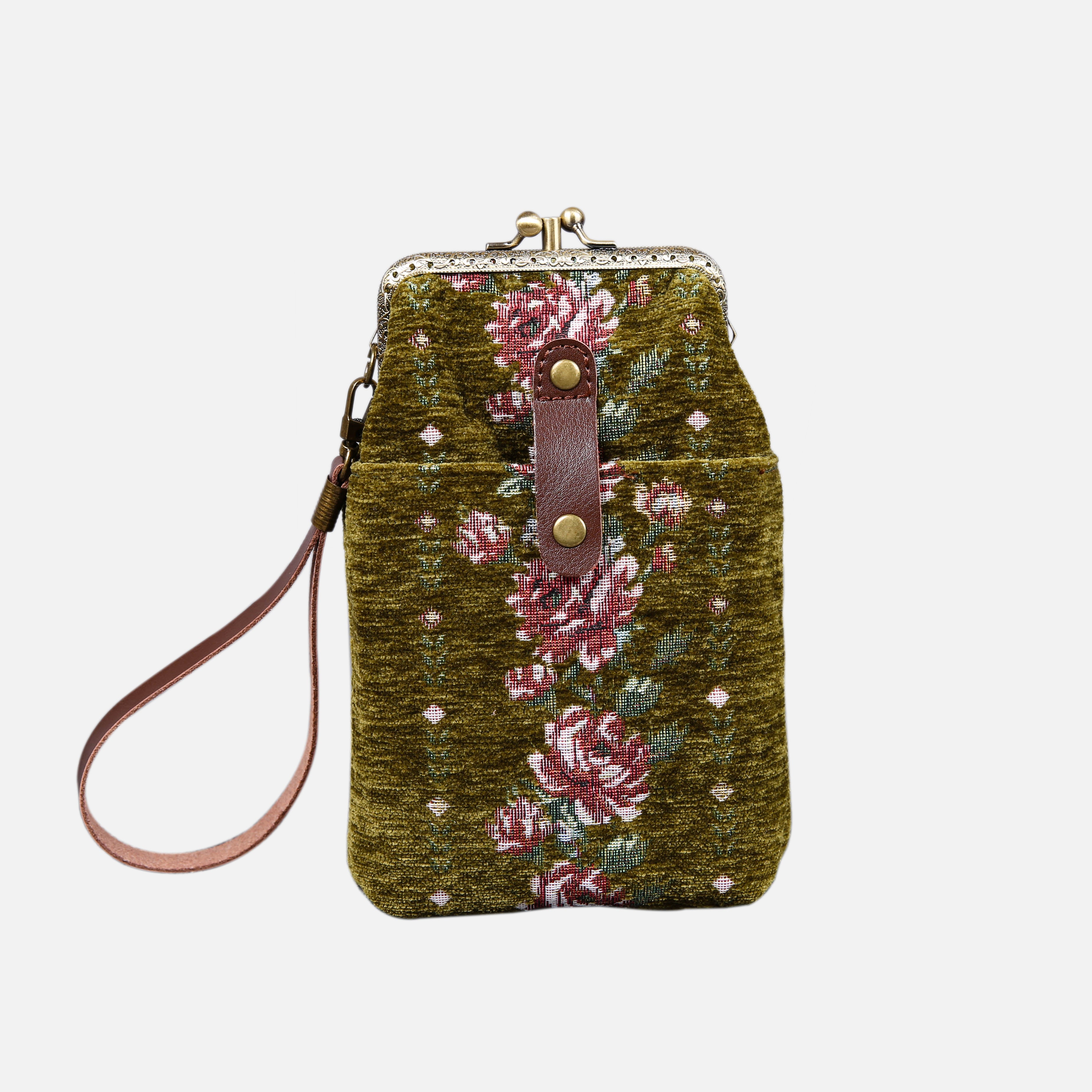 Rose Trail Avocado Carpet Phone Case Carpetbag of America front