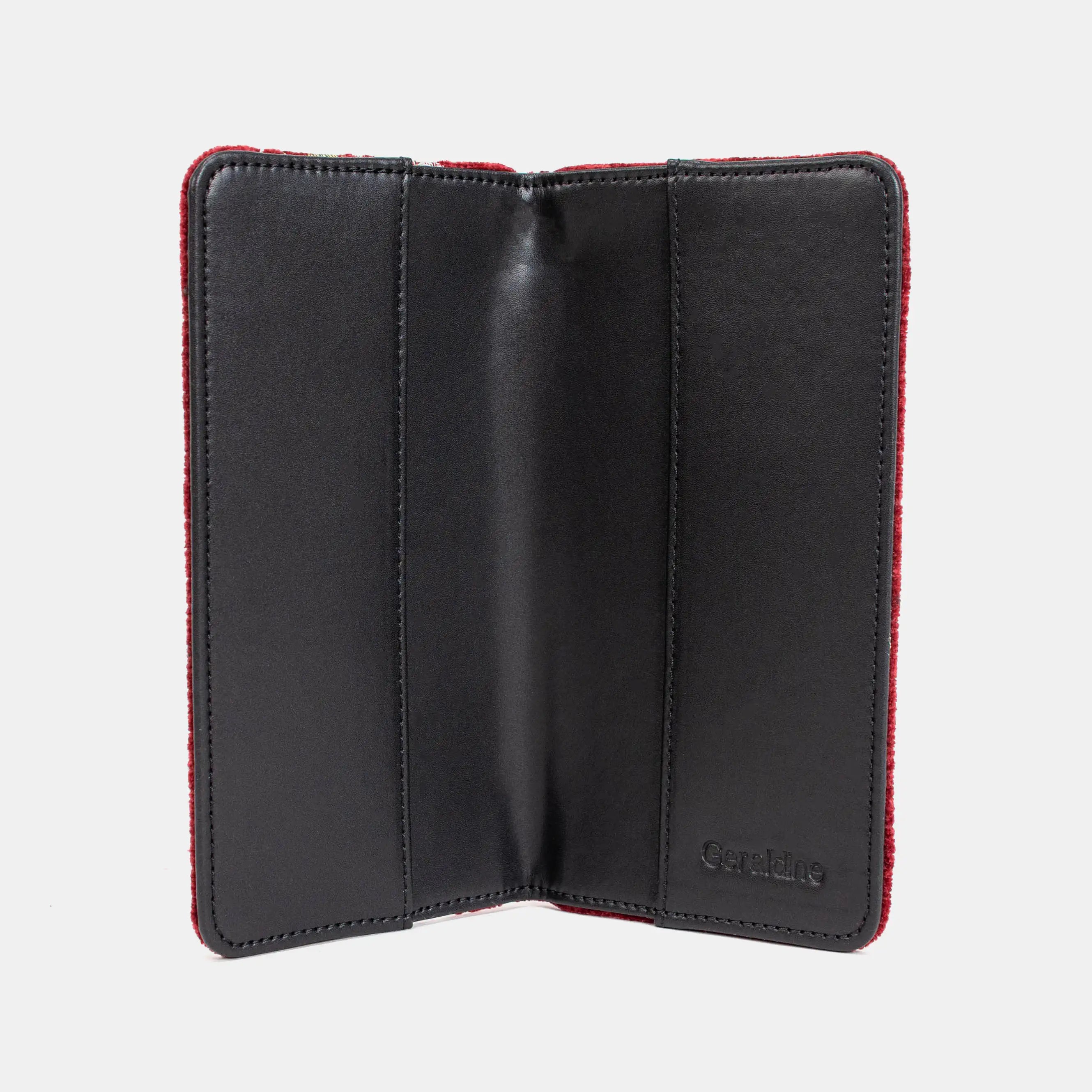 Rose Trail Red Checkbook Cover of America inside