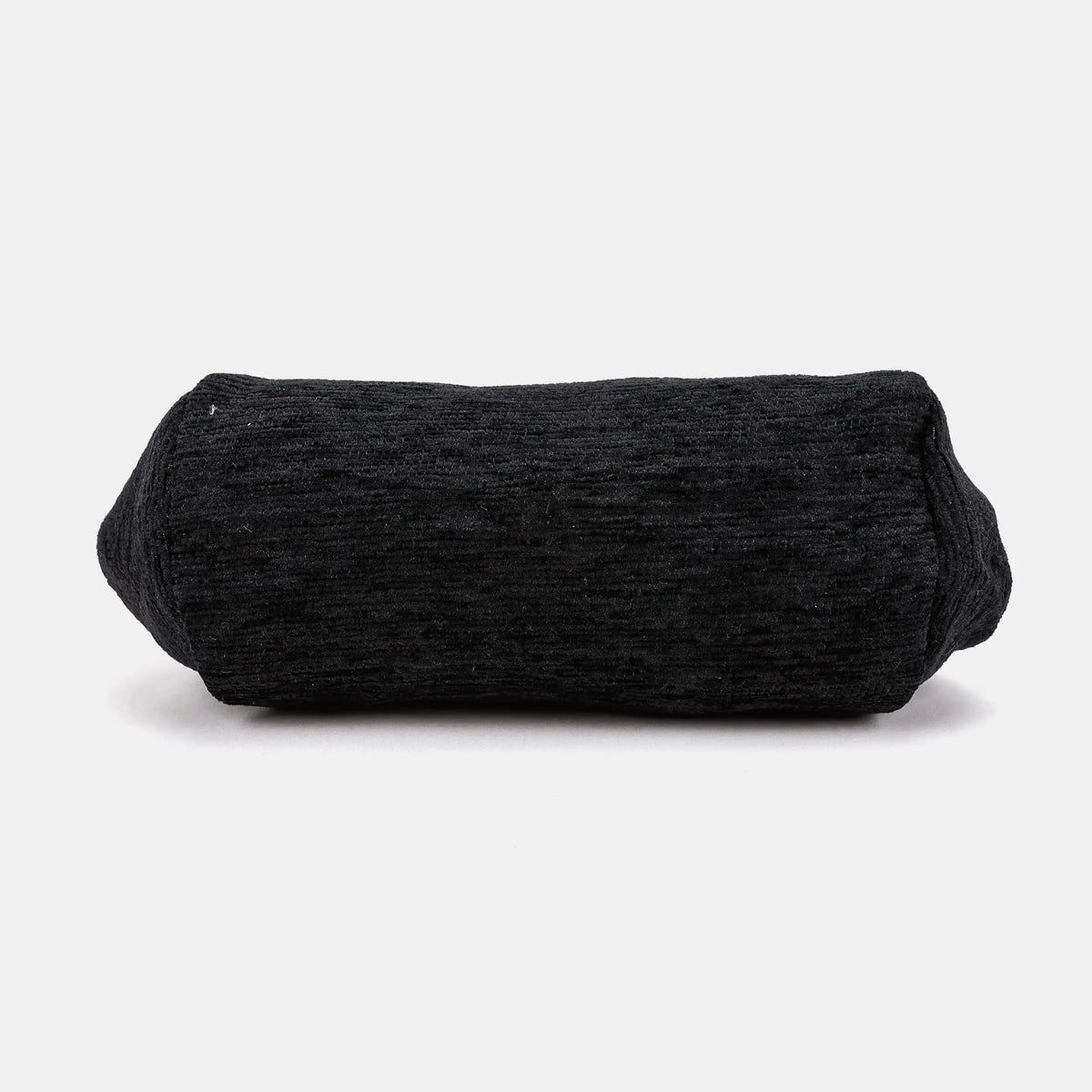 Solid Black Evening Bag Clutch Carpetbag of America bottom