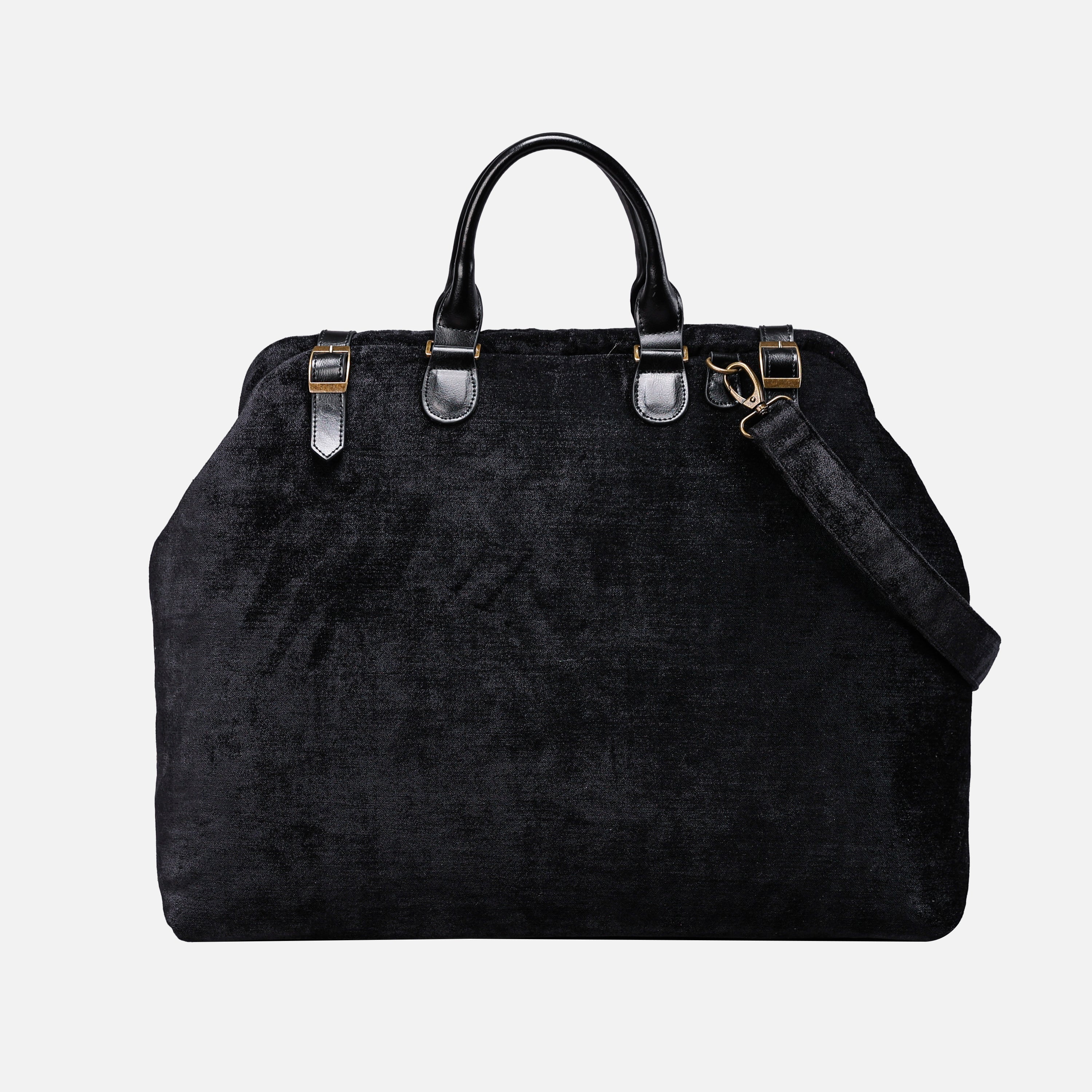 Solid Black Men's Carpetbag of America front-2