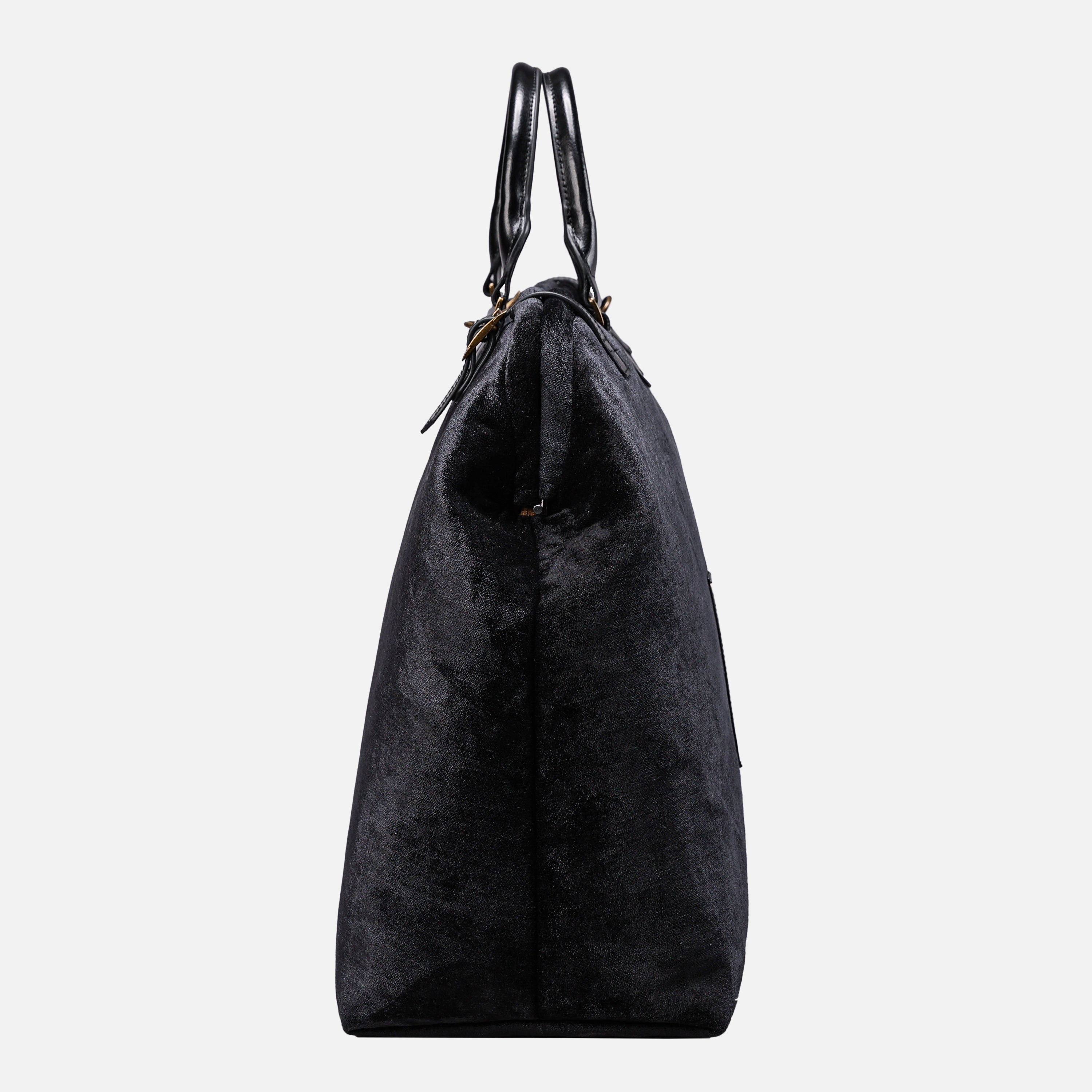 Solid Black Men's Carpetbag of America side-3