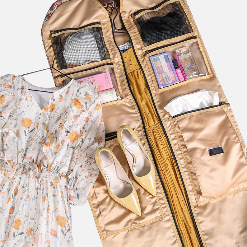Spring Valley Mint Carpet Garment Bag carpet bag of America in use