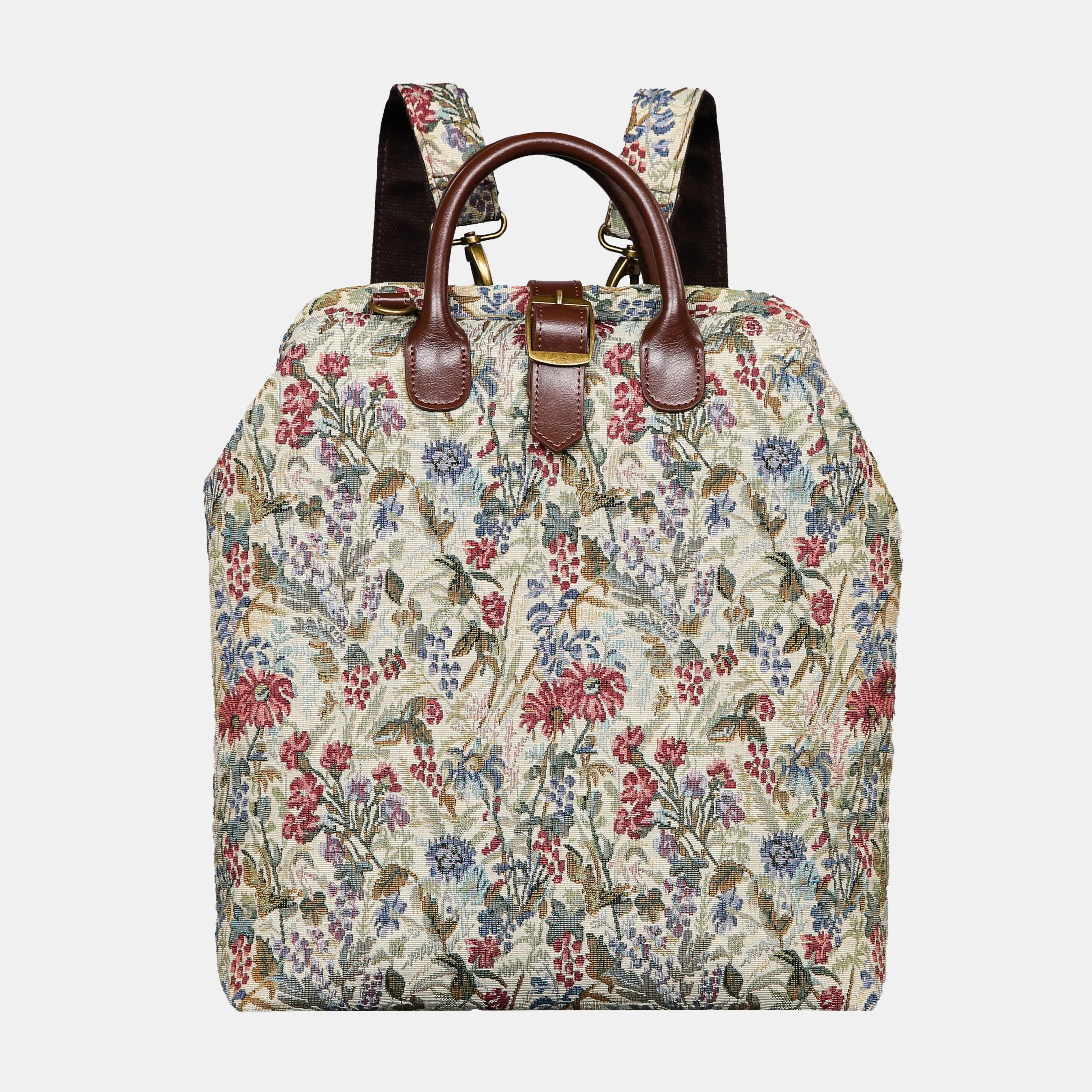 Spring Valley Mint Carpet Laptop Backpack Carpetbag of America main