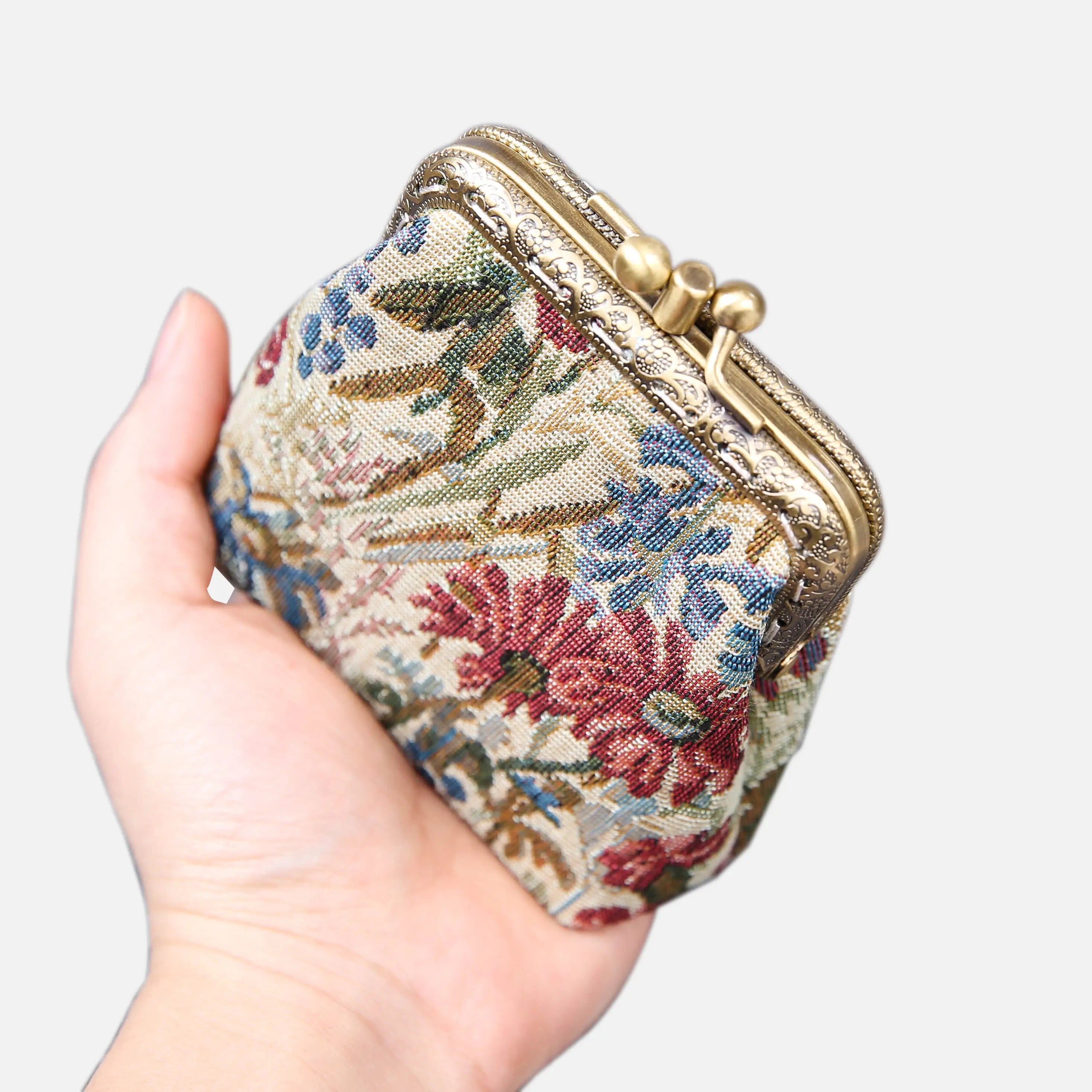 Spring Valley Double Kiss Clasp Coin Purse of America main