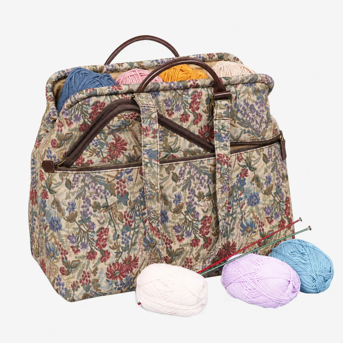 Spring Valley Mint Knitting Project Bag of America overview