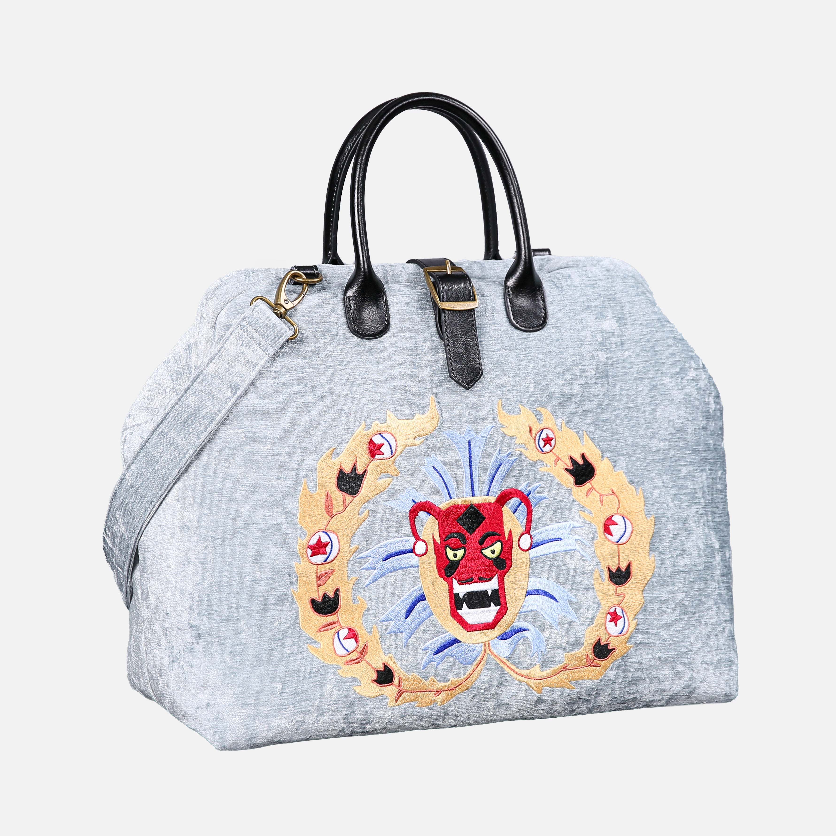 AHS the Devils Mouth Mary Poppins Weekender carpet bag MCW Handmade-2