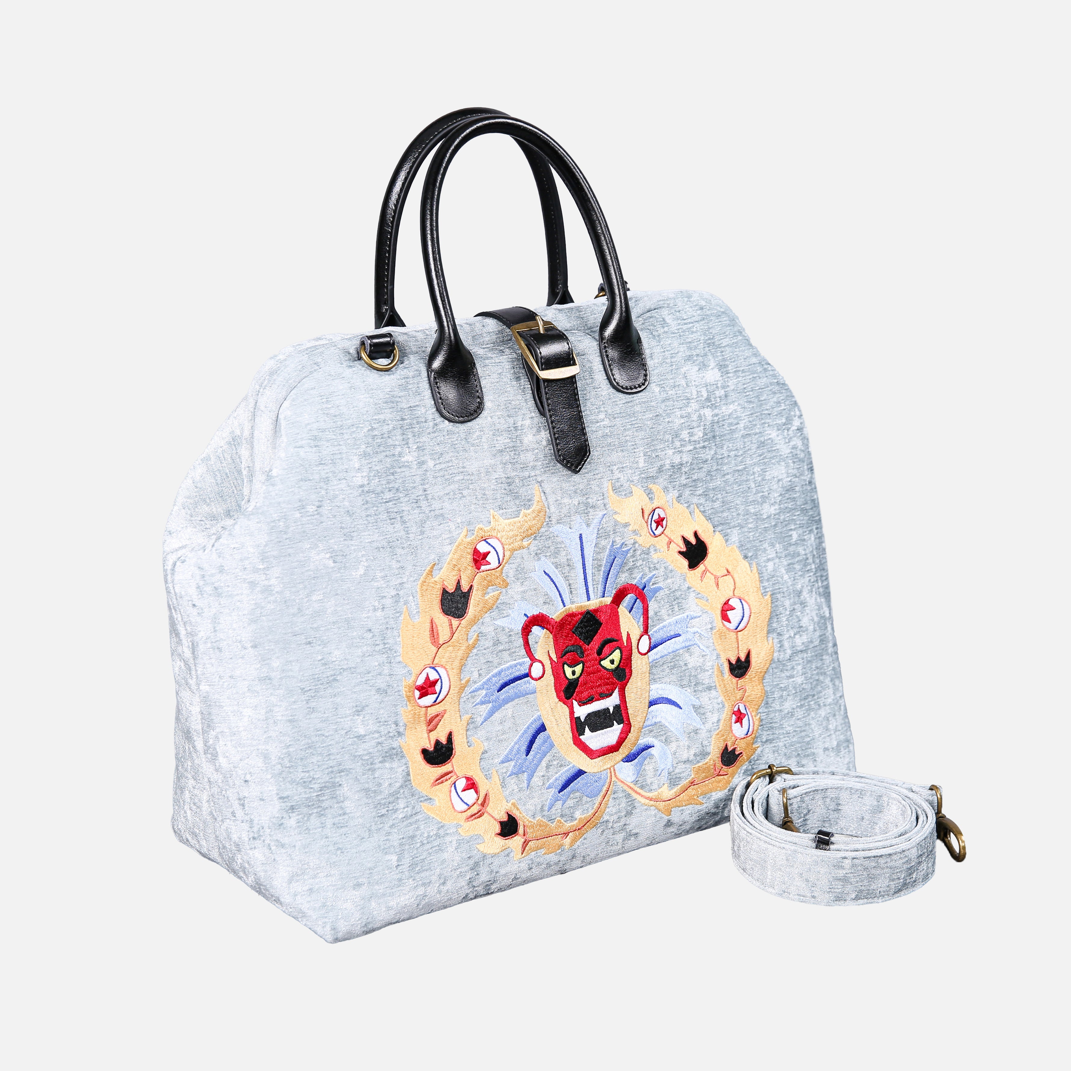 AHS the Devils Mouth Mary Poppins Weekender carpet bag MCW Handmade-1