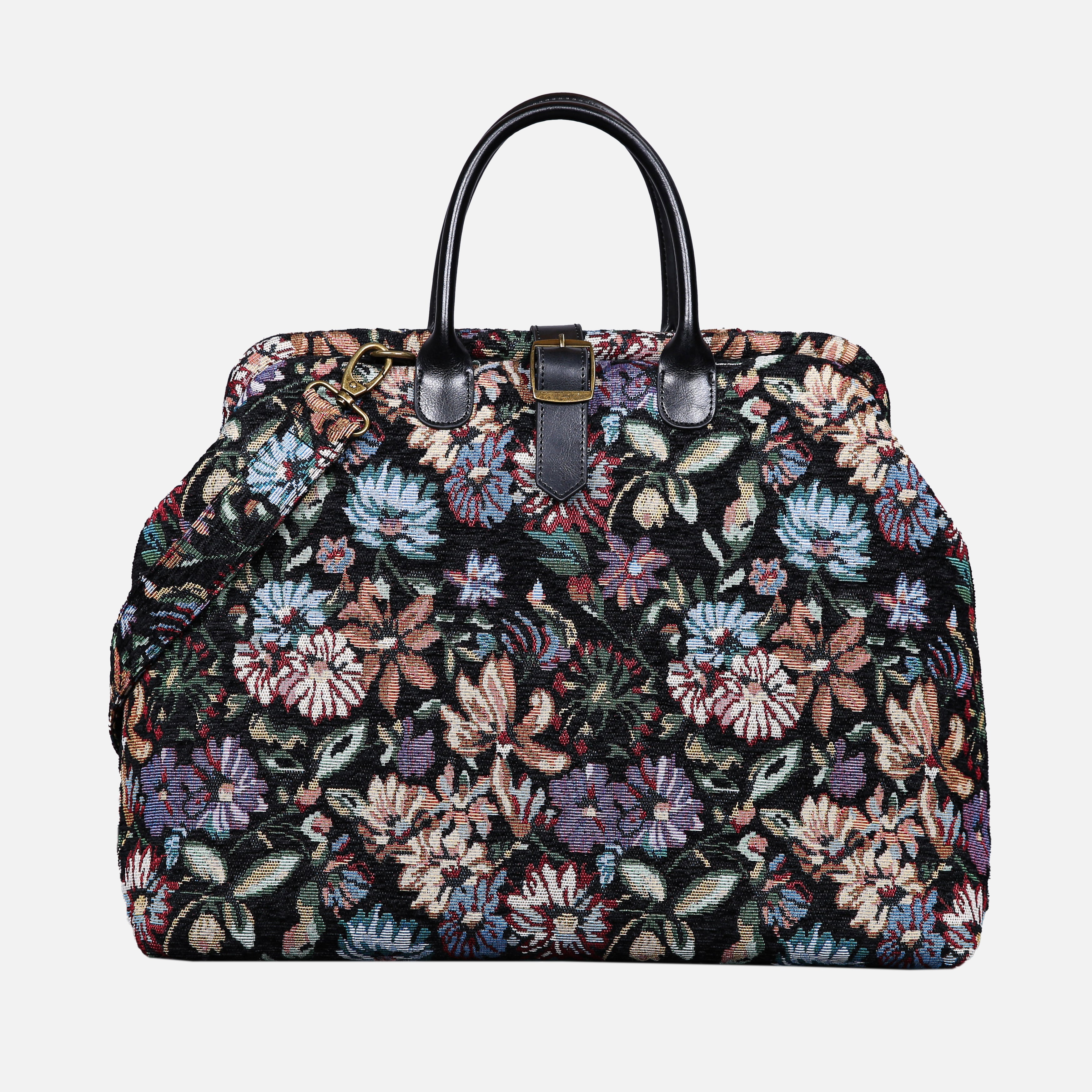 Colorful Cosmos Mary Poppins Weekender carpet bag MCW Handmade