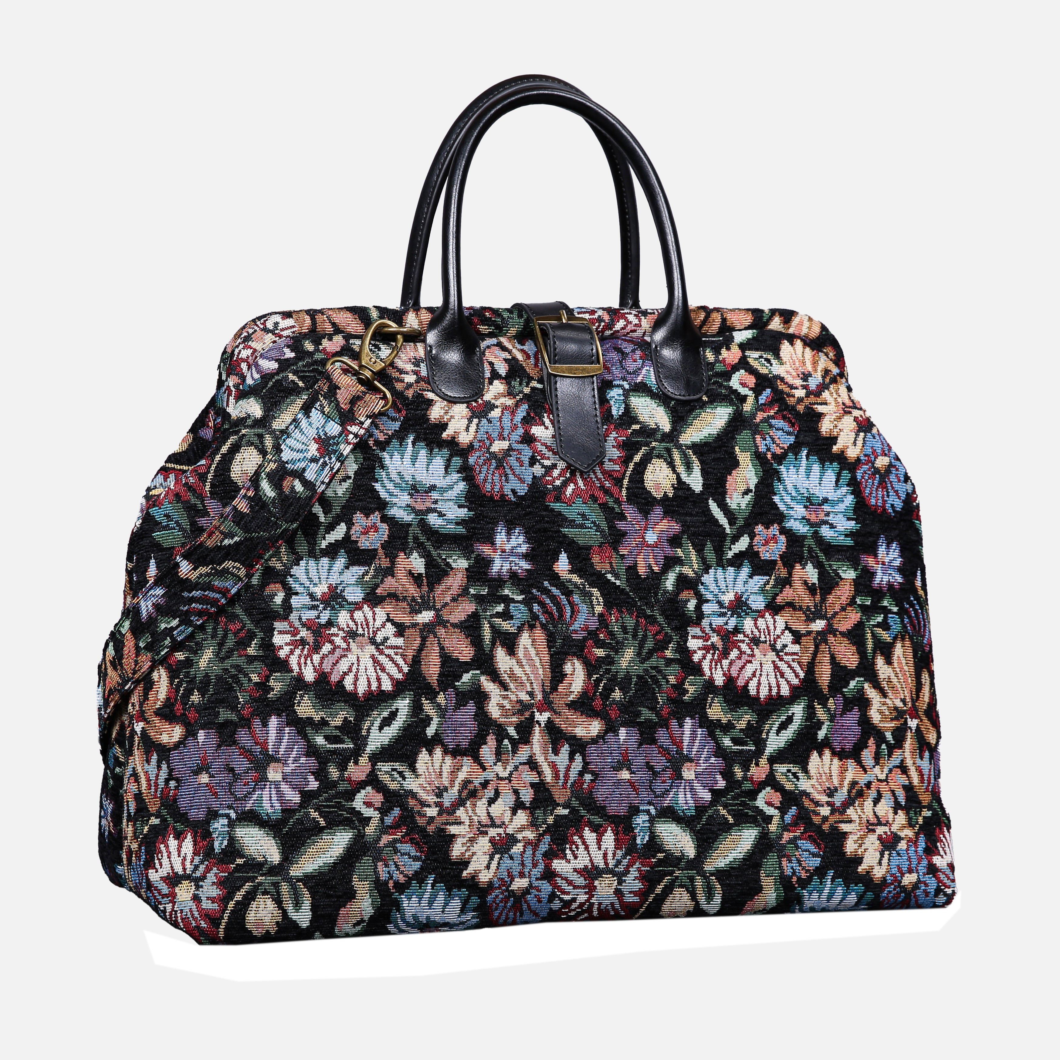 Colorful Cosmos Mary Poppins Weekender carpet bag MCW Handmade-1