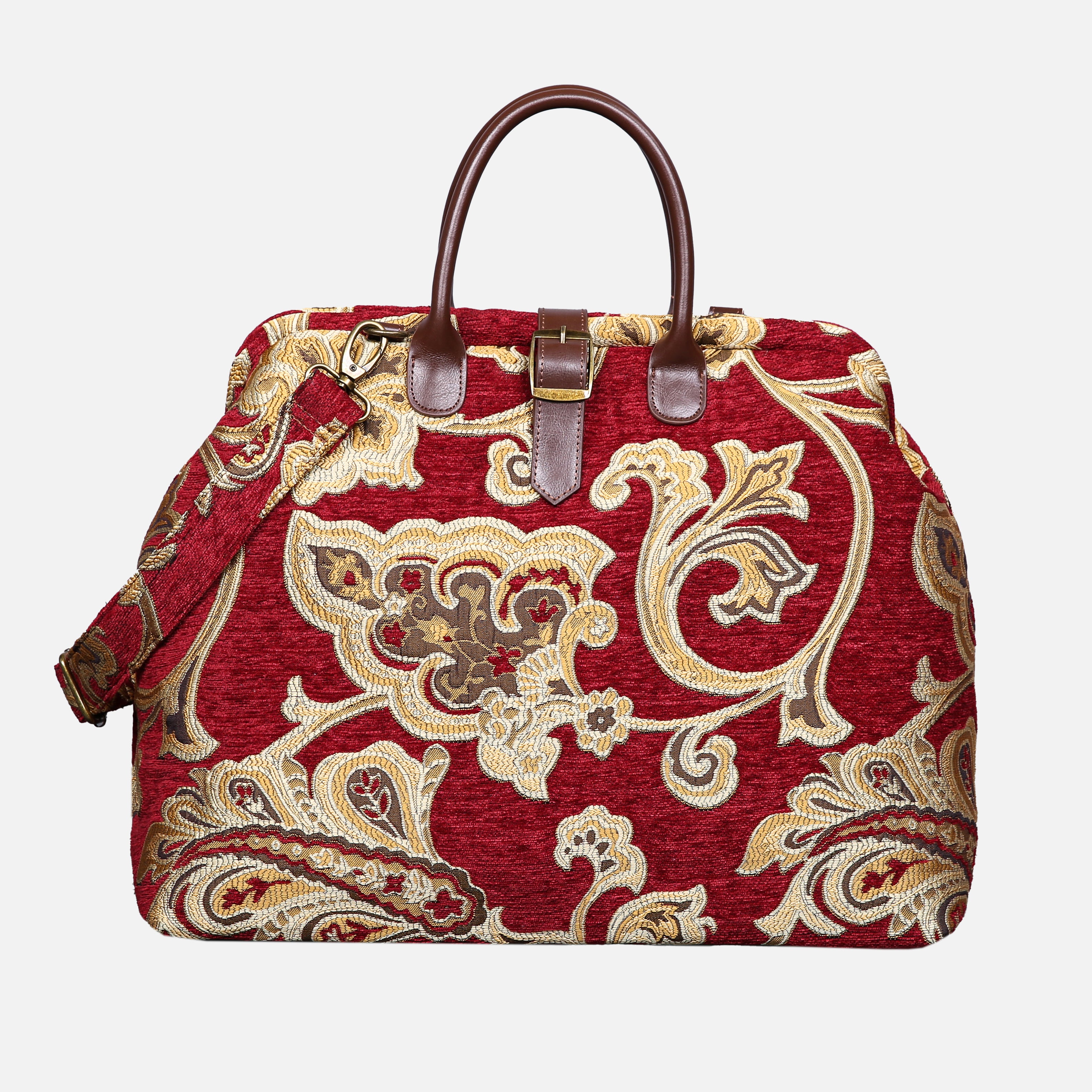 Sagredo Gold Mary Poppins Weekender carpet bag MCW Handmade