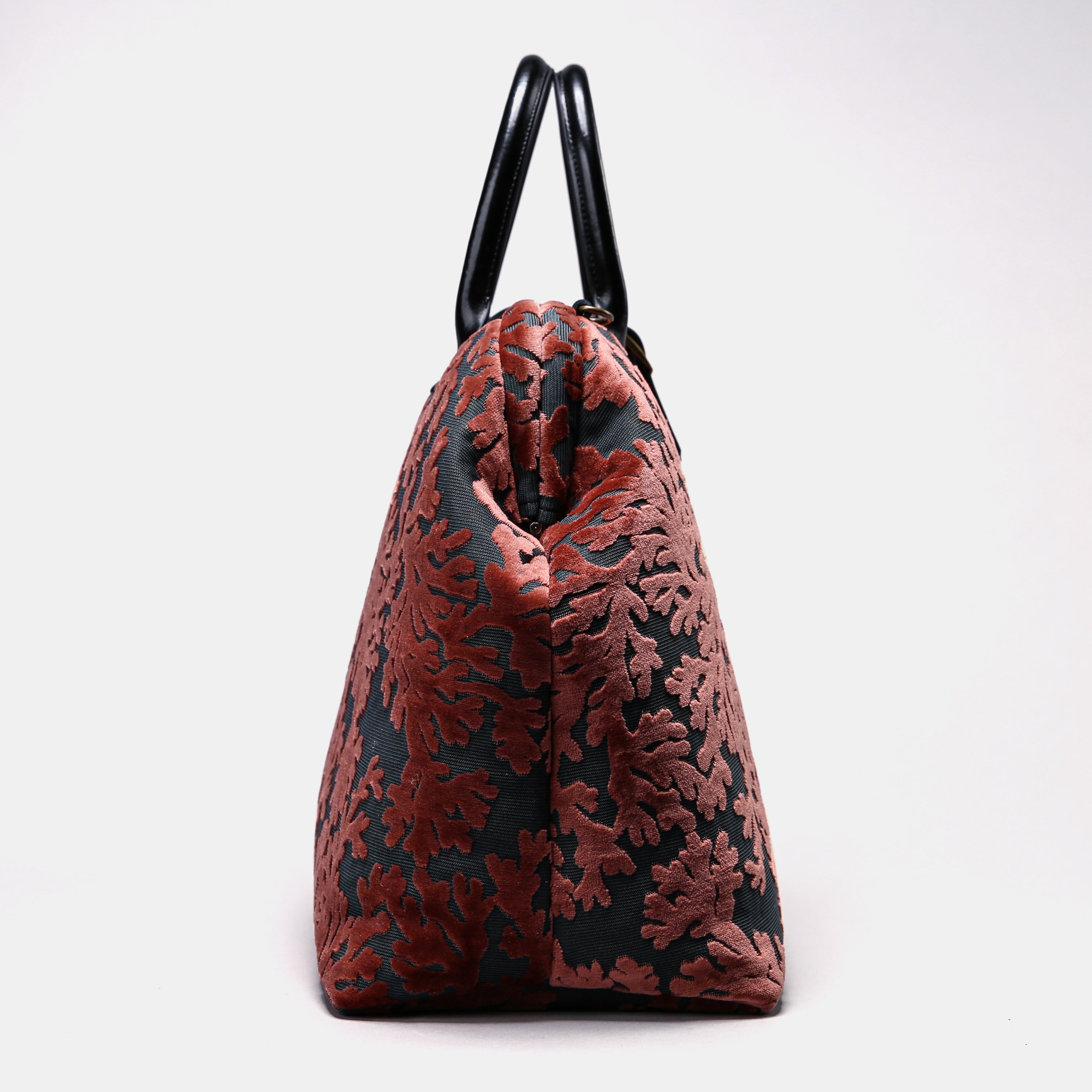 St Tropez Scuba Coral Mary Poppins Weekender carpet bag MCW Handmade-2