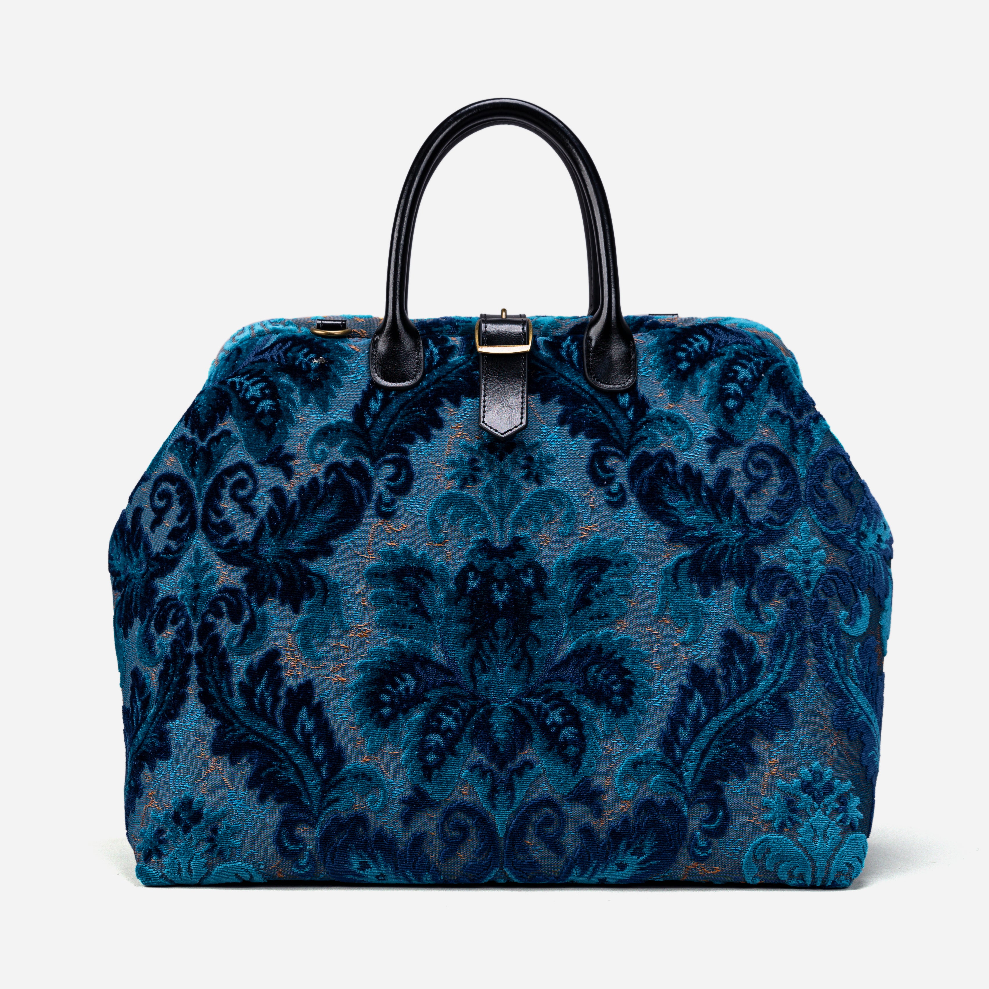 Mary Poppins Carpetbag Revival aqua weekender front