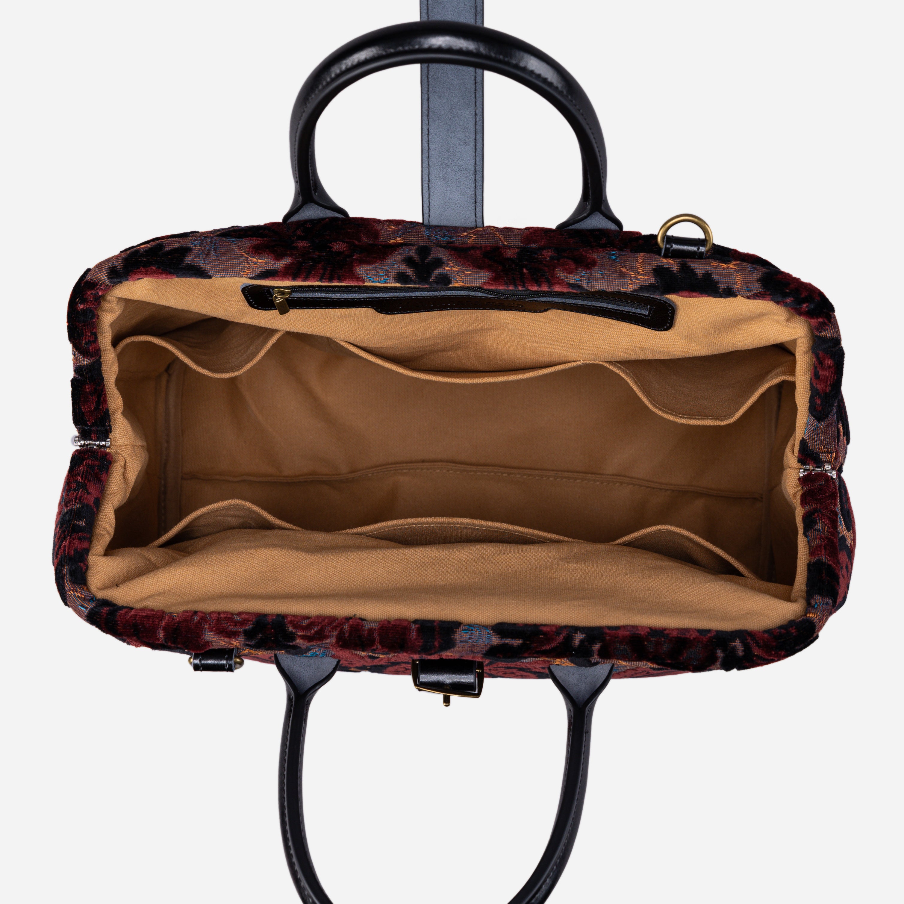 Burnout Velvet Revival Sephia Mary Poppins Weekender INSIDE