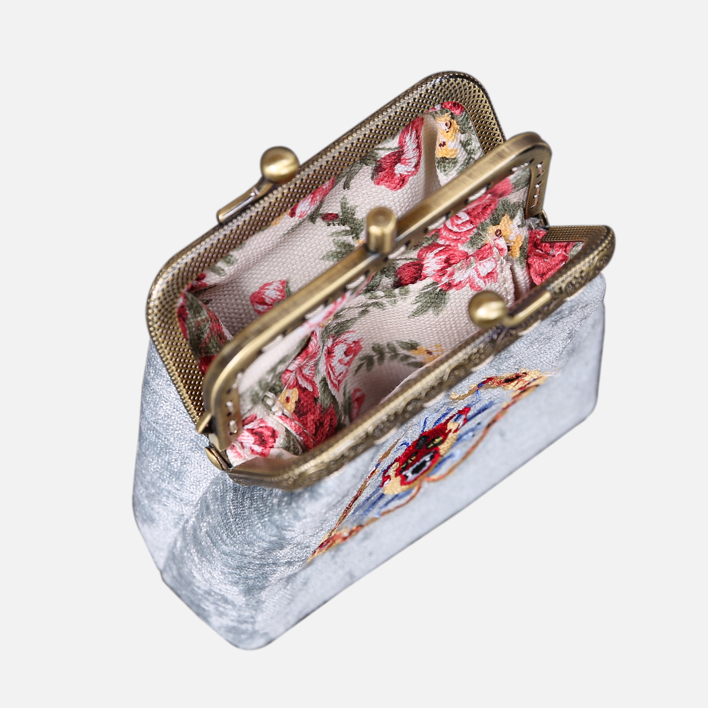 AHS the Devils Mouth Double Kiss Clasp Coin Purse MCW Handmade-3
