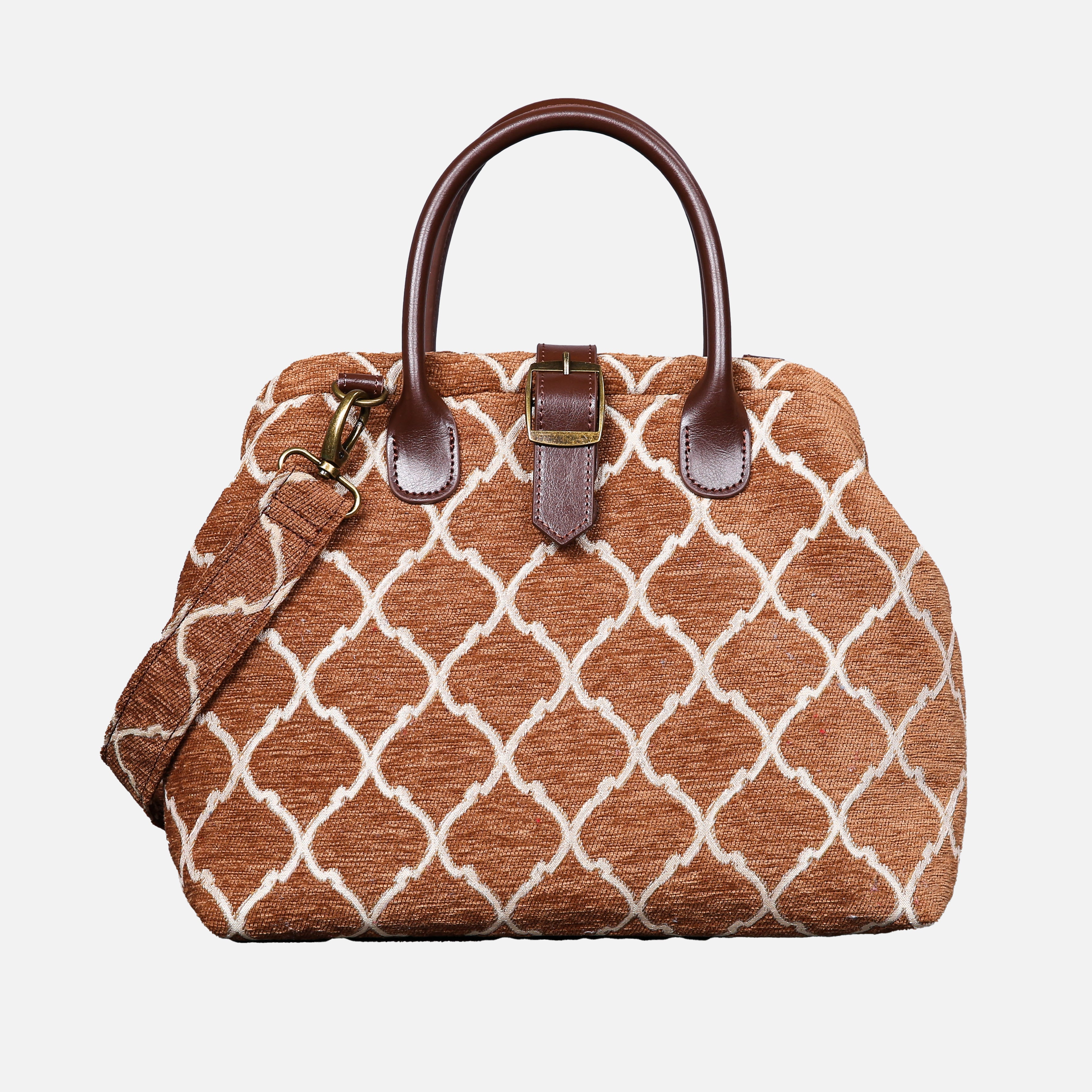 Quartz Cocoa Carpet Handbag Purse carpet bag MCW Handmade