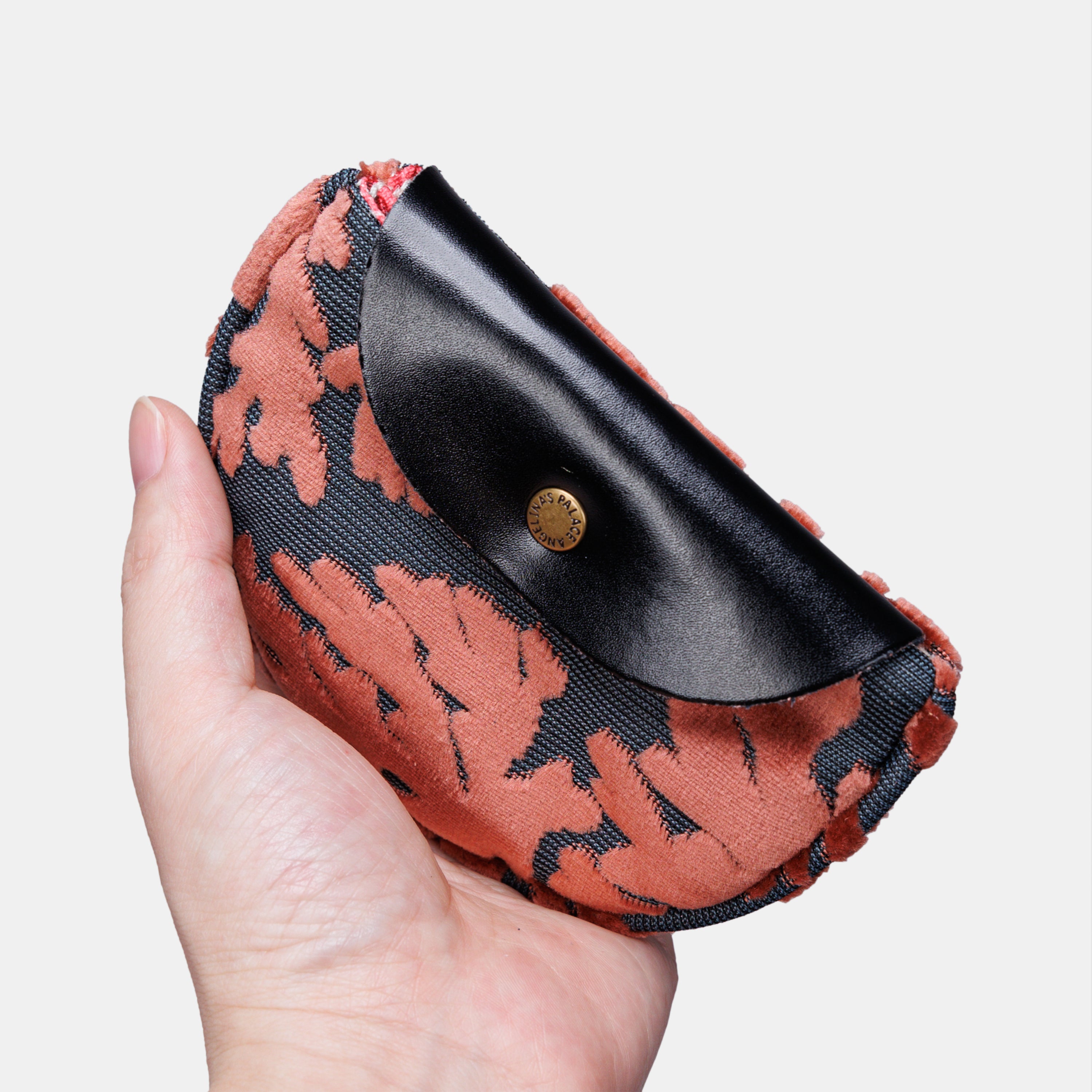 St Tropez Scuba Coral Flap Coin Purse MCW Handmade