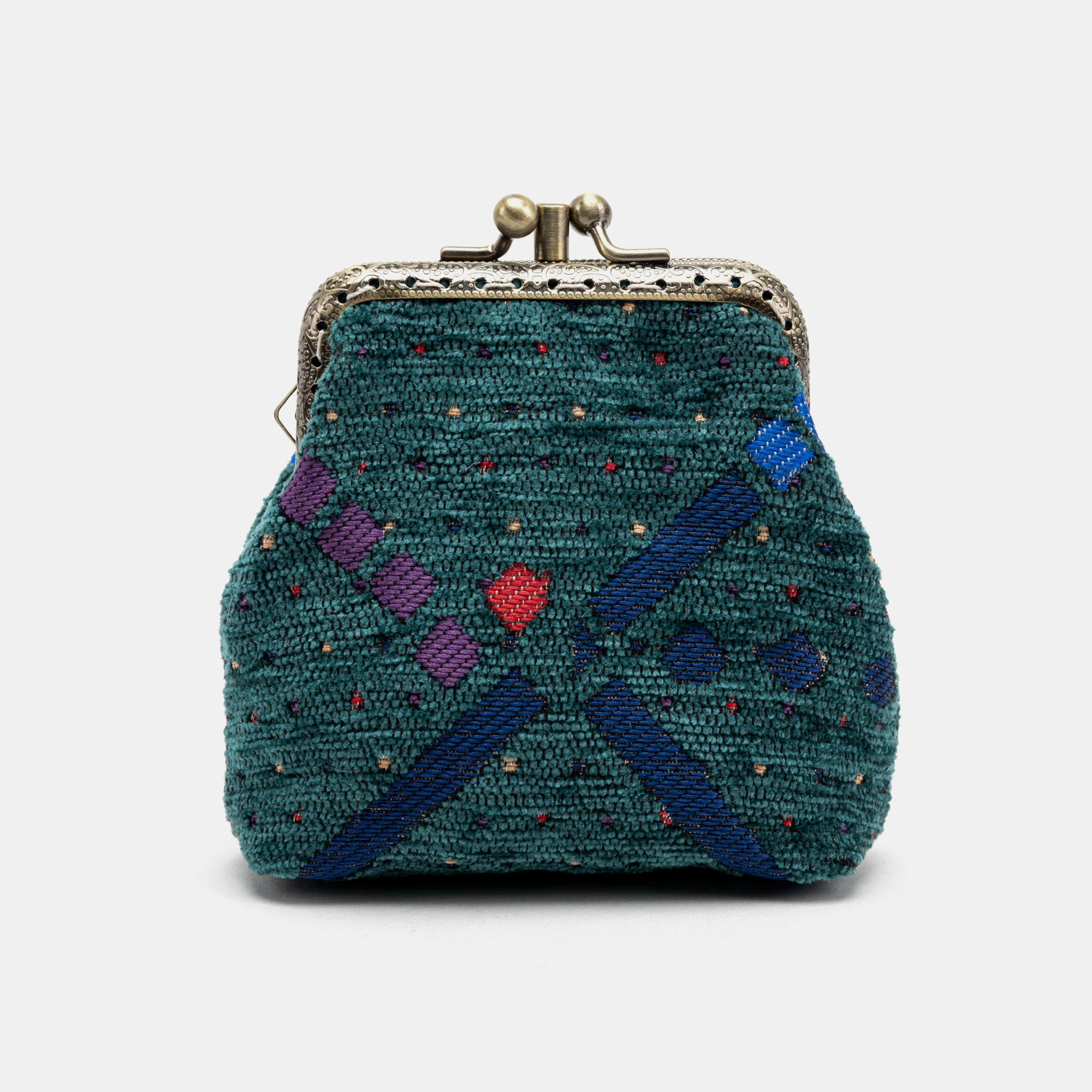 PDX Portland Airport Double Kiss Clasp Coin Purse front